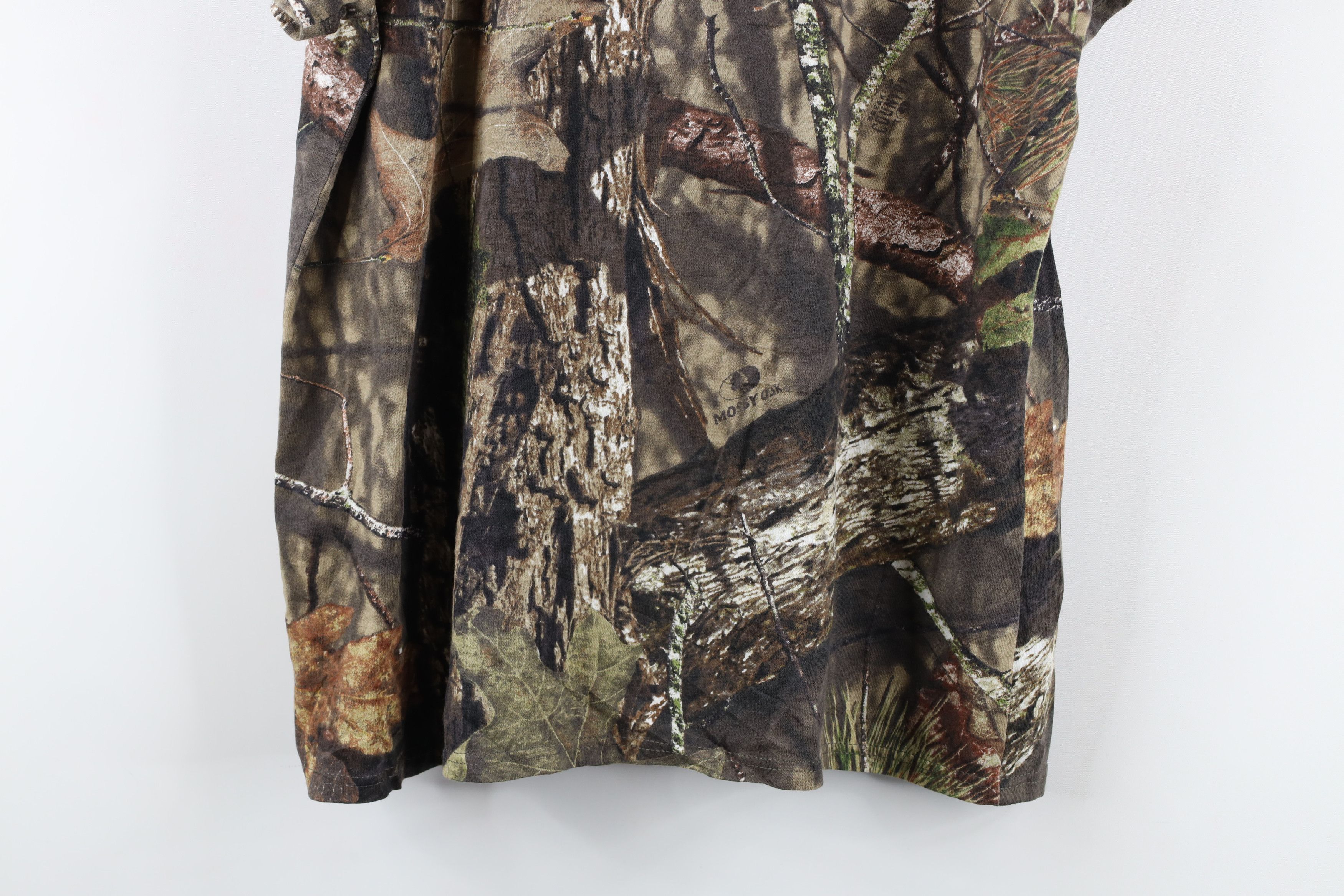 Vintage Vintage Streetwear Mossy Oak Camouflage Short Sleeve T-Shirt Size XL / US 12-14 / IT 48-50 - 3 Thumbnail