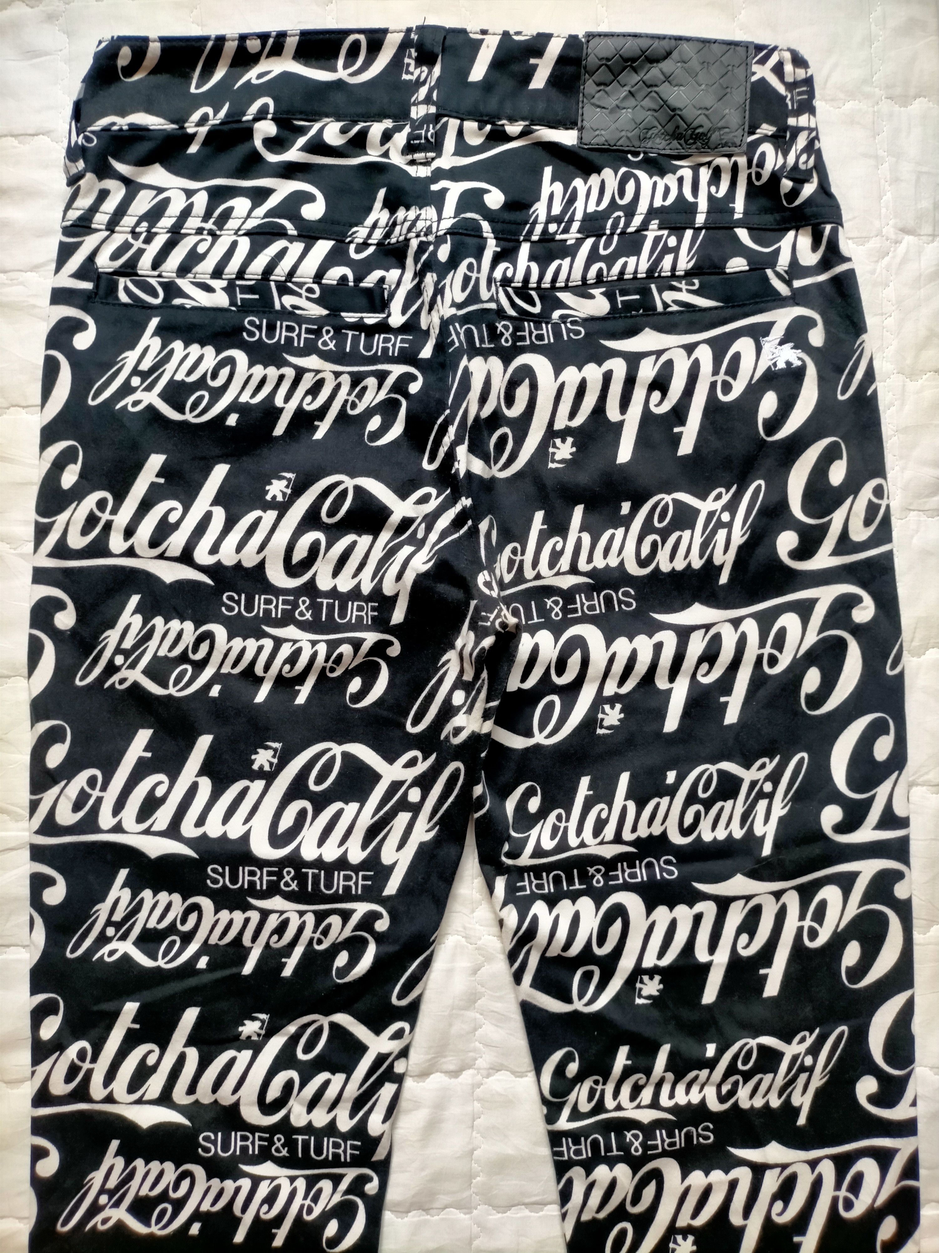 Gotcha ⚡Rare Gotcha Golf embroidered Logo Full Print Pants Size US 30 / EU 46 - 13 Thumbnail