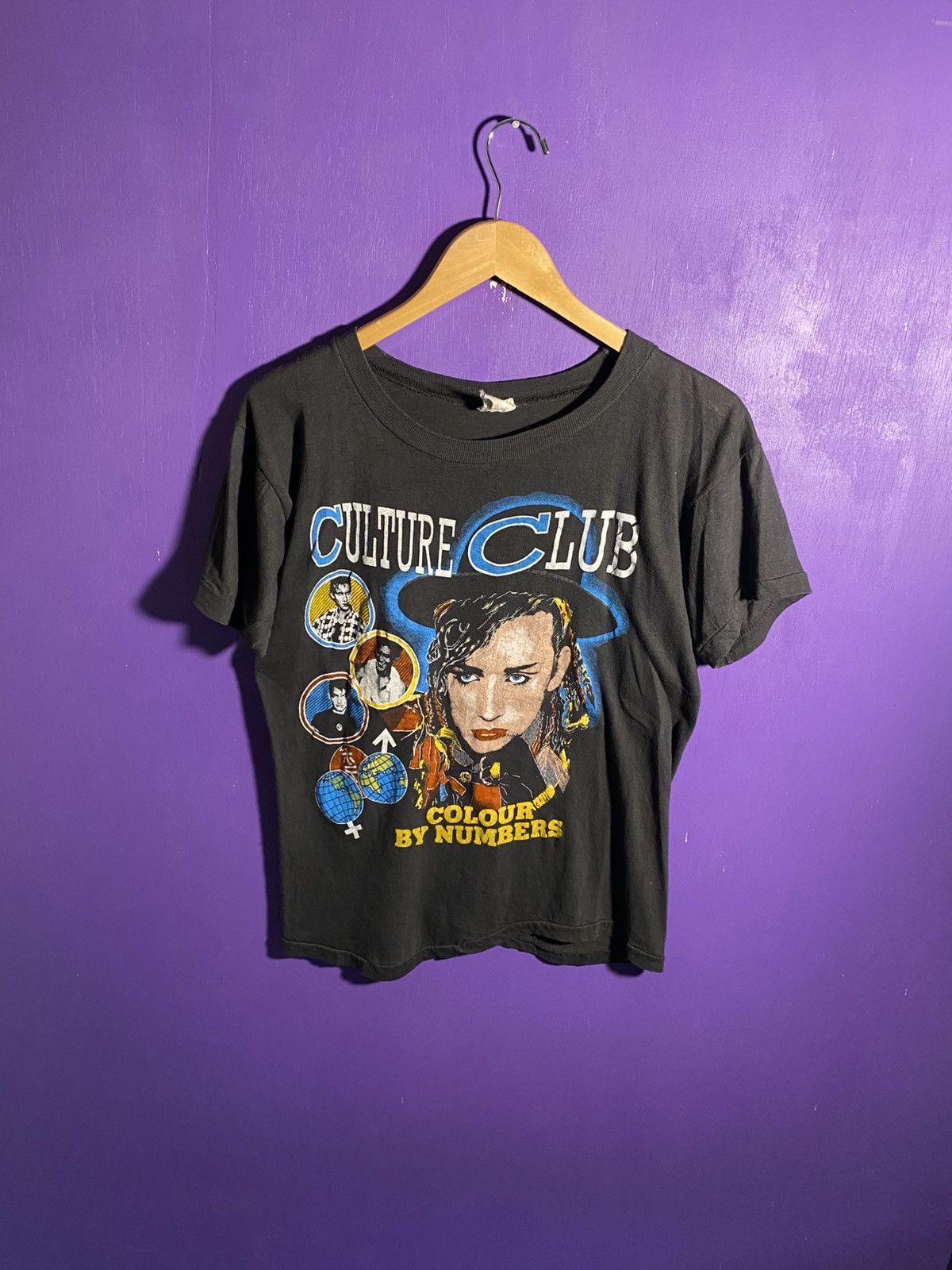 Band Tees Vintage 80s Culture club colour by numbers tour tee Size US M / EU 48-50 / 2 - 1 Thumbnail