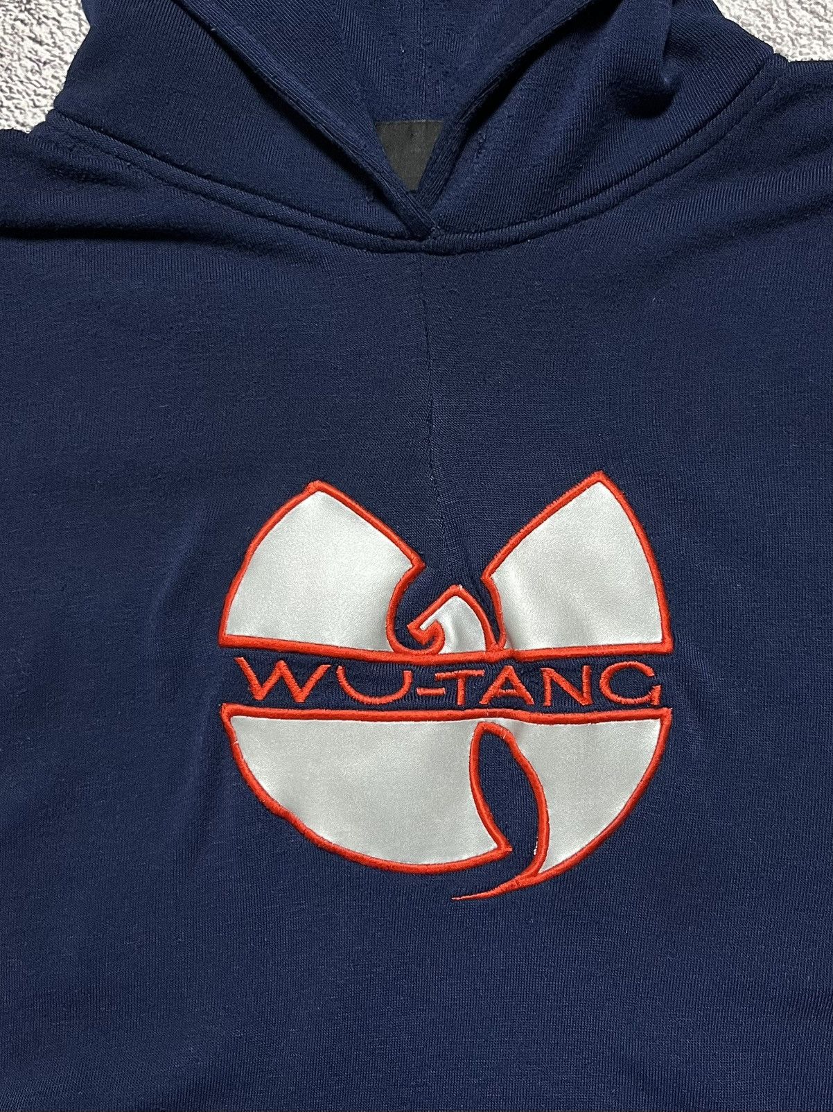 Wu-Tang Clan Vintage Wu-Tang Clan Hoodie Big Logo Navy Size 2XL Size US XXL / EU 58 / 5 - 11 Thumbnail
