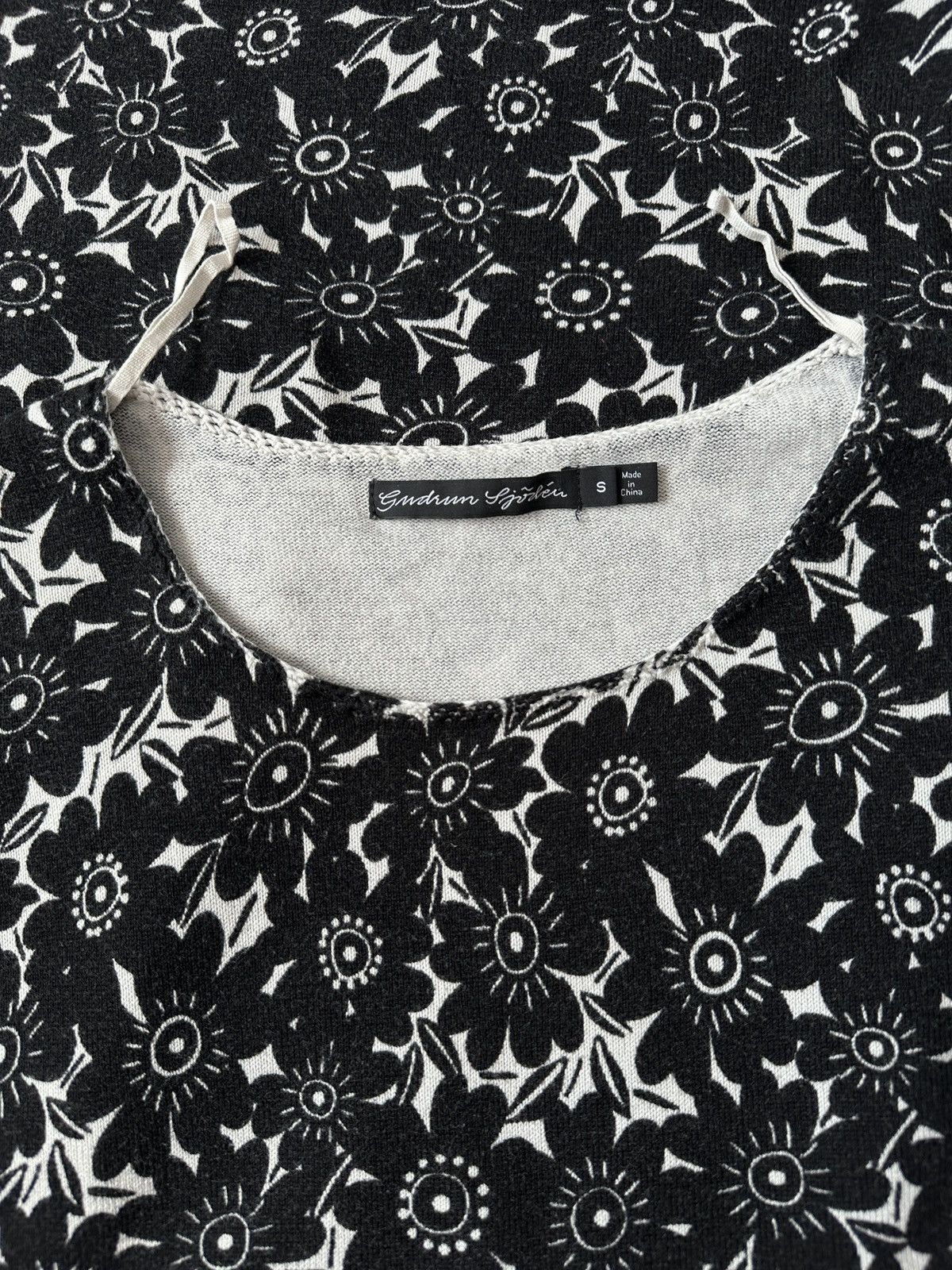 Gudrun Sjoden GUDRUN SJODEN Floral Print Organic Cotton Pockets Dress Size S / US 4 / IT 40 - 7 Thumbnail