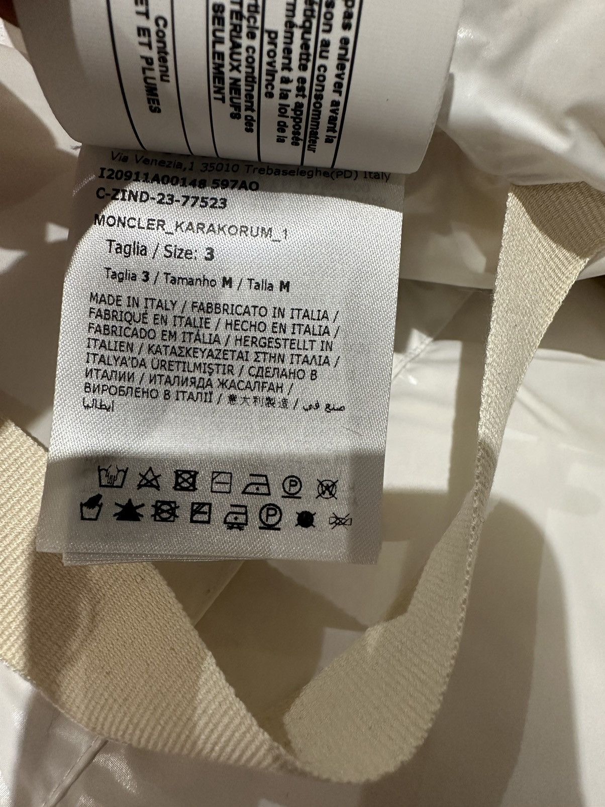 Moncler Moncler off white Karakorum jacket Size US L / EU 52-54 / 3 - 5 Thumbnail