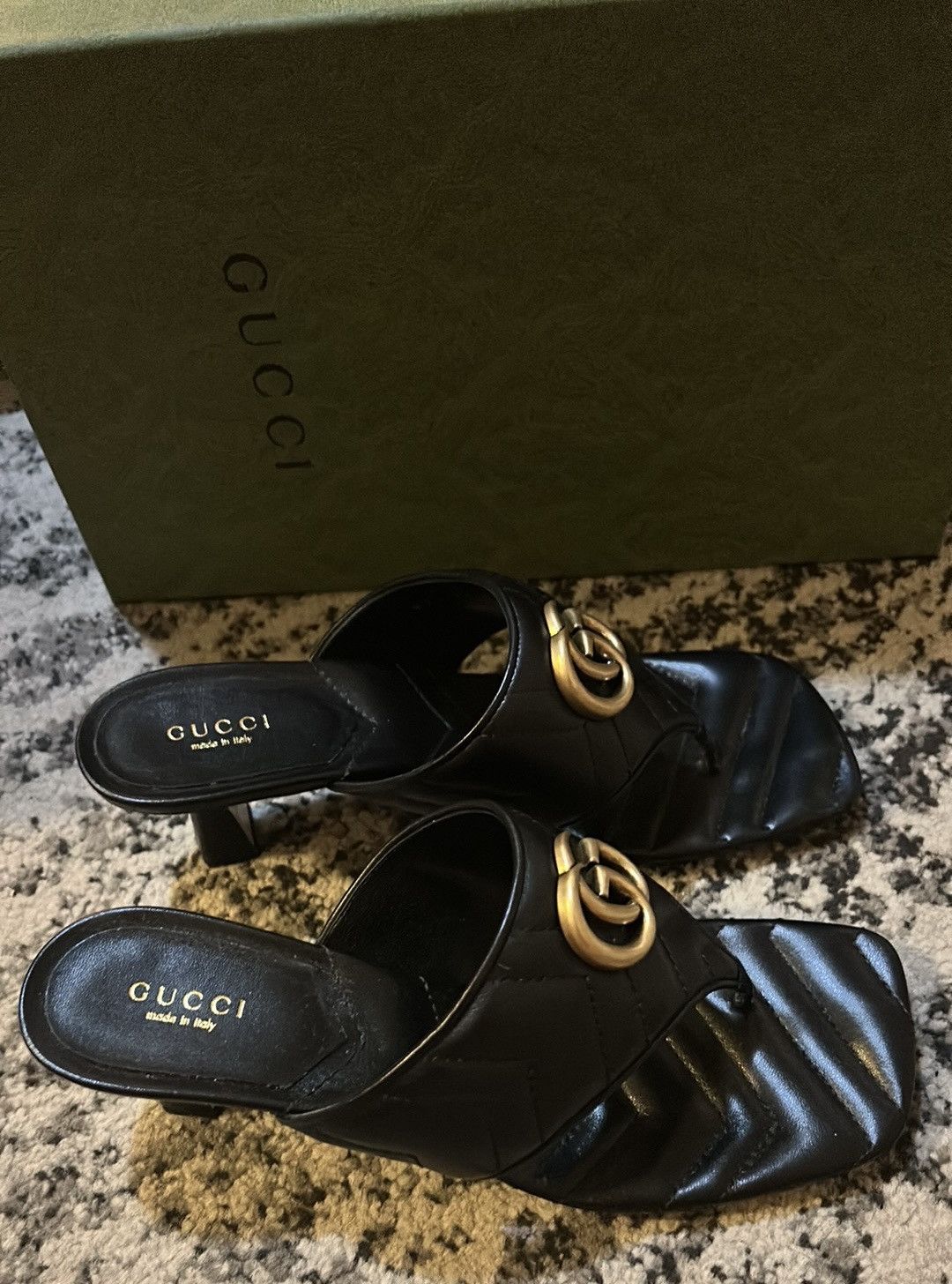 Gucci Gucci Double G 60MM Thong Sandal Mules size 38 Size US 8 / IT 38 - 3 Thumbnail