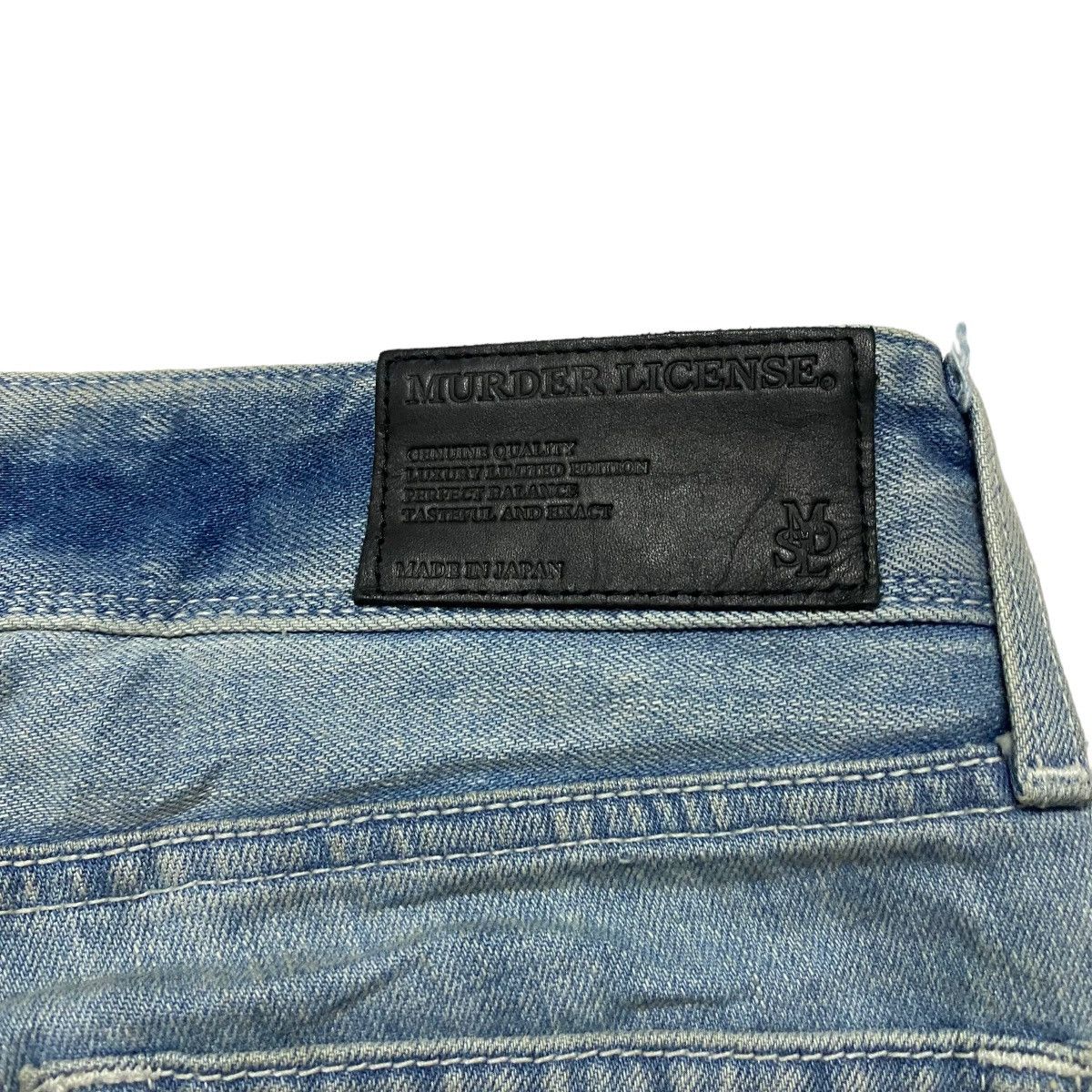 Murder License Murder License Honeycomb Denim Flare Jeans Size US 28 / EU 44 - 13 Thumbnail