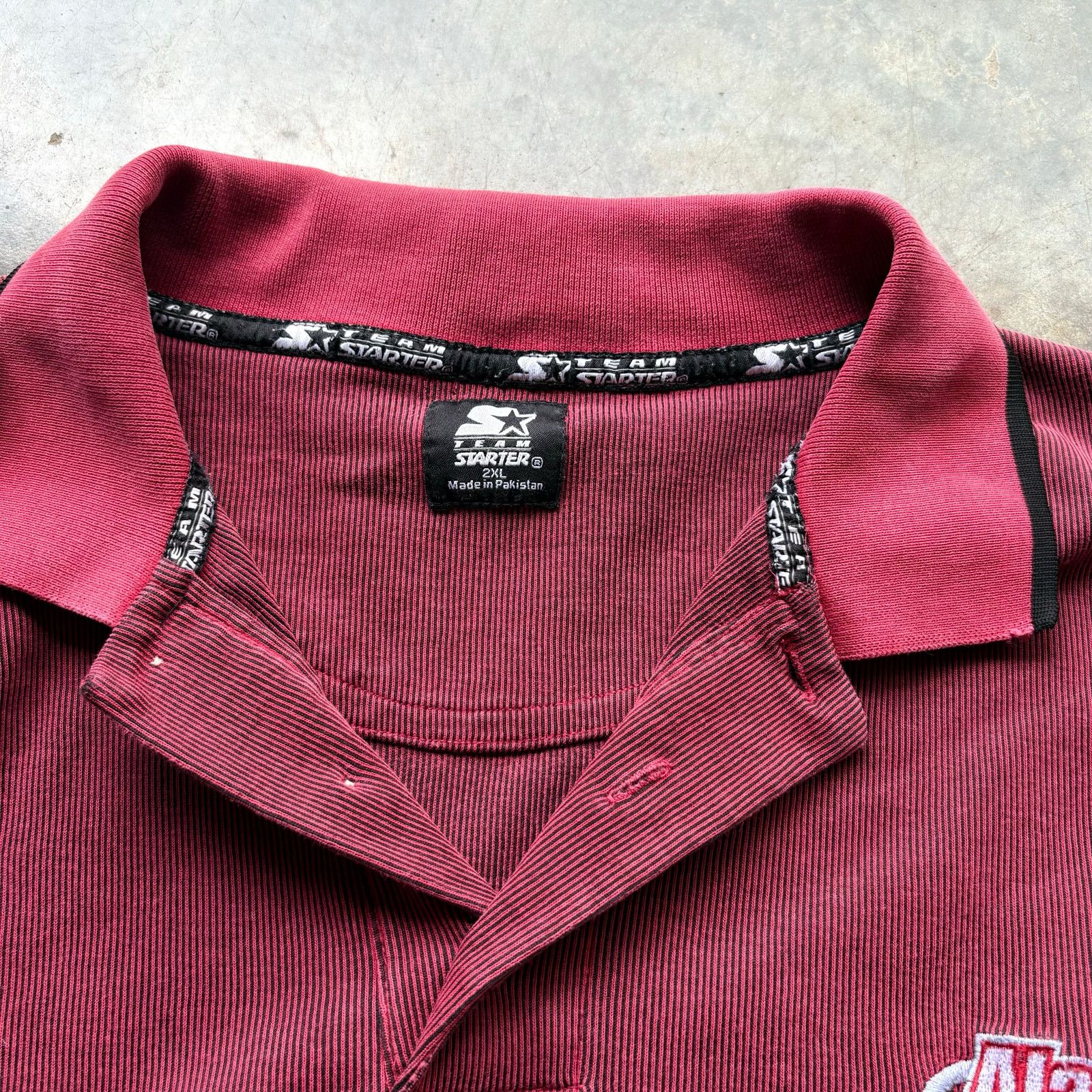 Starter Vintage 90s Alabama Crimson Tide Starter Polo Size US XXL / EU 58 / 5 - 4 Thumbnail