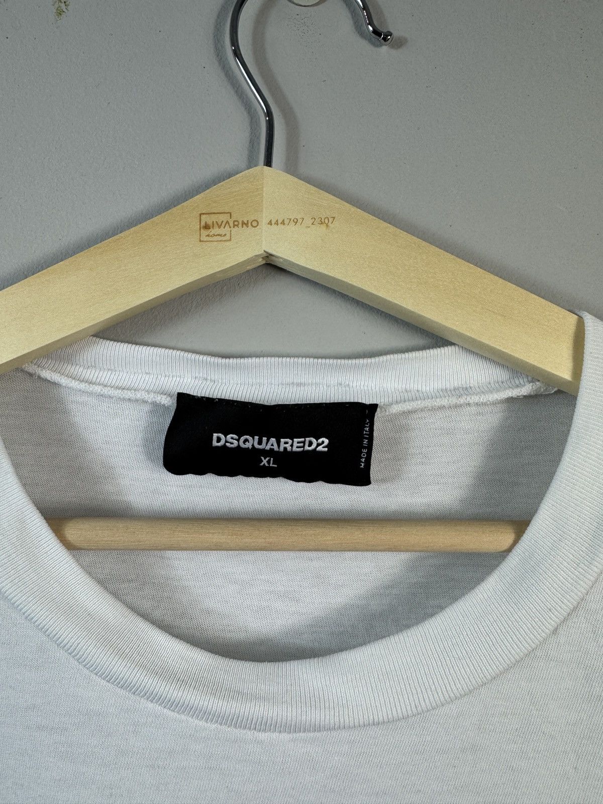 Dsquared2 Dsquared2 Denim White T-shirt Size US XL / EU 56 / 4 - 2 Thumbnail