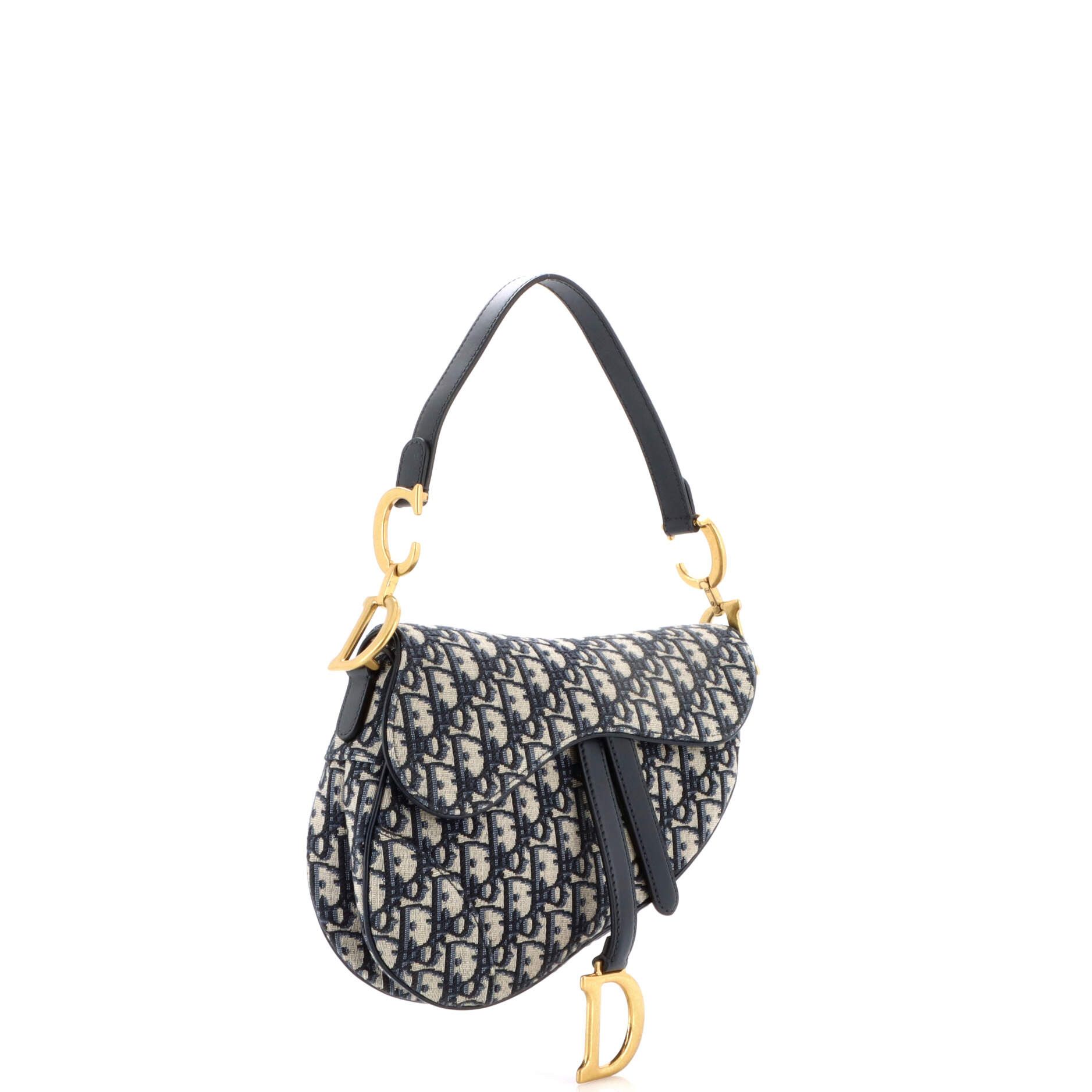 Dior Saddle Handbag Oblique Canvas Medium Size ONE SIZE - 1 Thumbnail