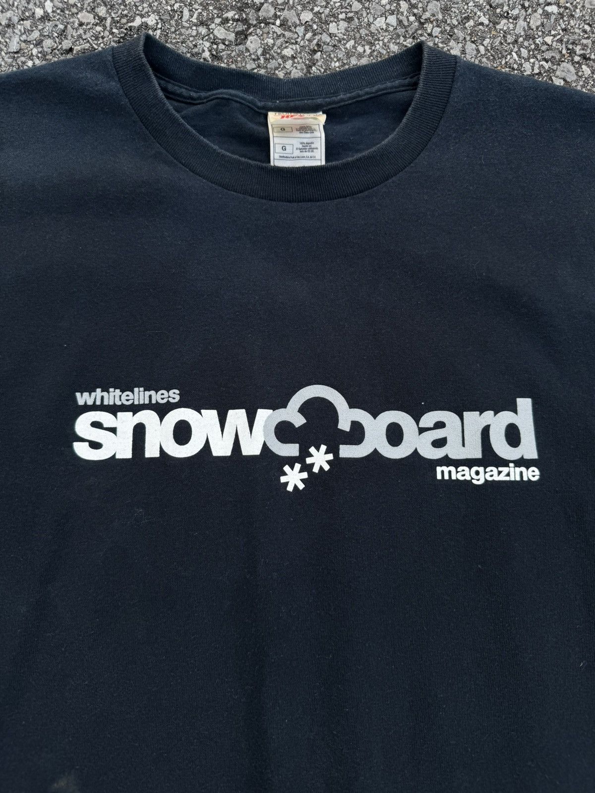 Band Tees × Japanese Brand Snowboard Magazine boxy tees logo vintage 00s rap skate Size US L / EU 52-54 / 3 - 3 Thumbnail