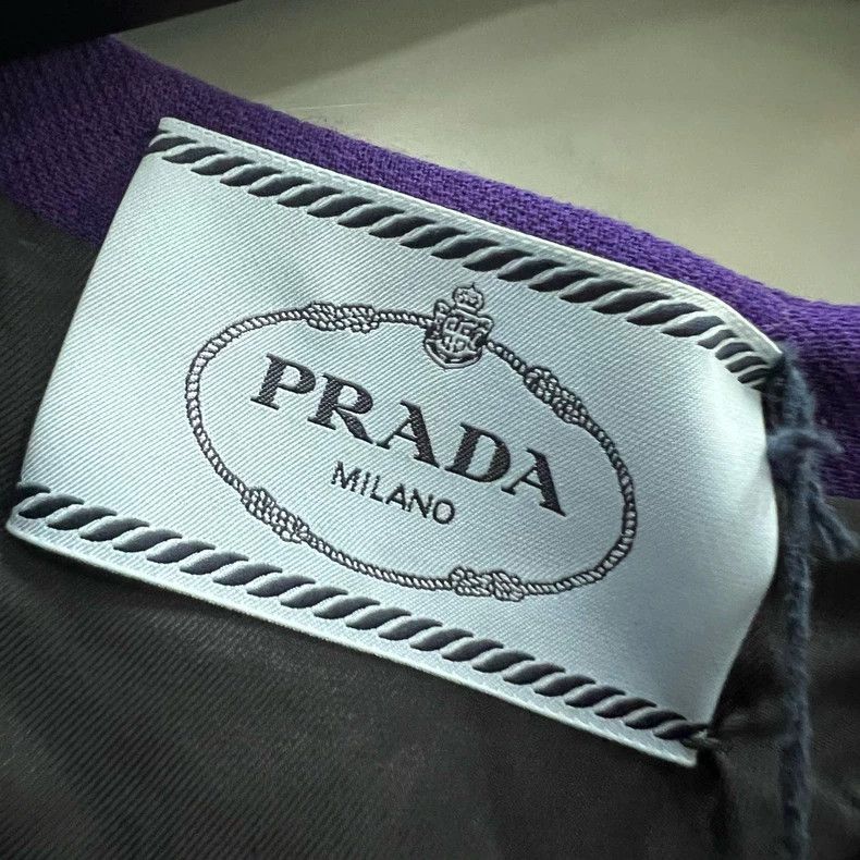 Prada Prada Purple triangle logo dress 2502-Nextarrow Size XS / US 0-2 / IT 36-38 - 3 Thumbnail