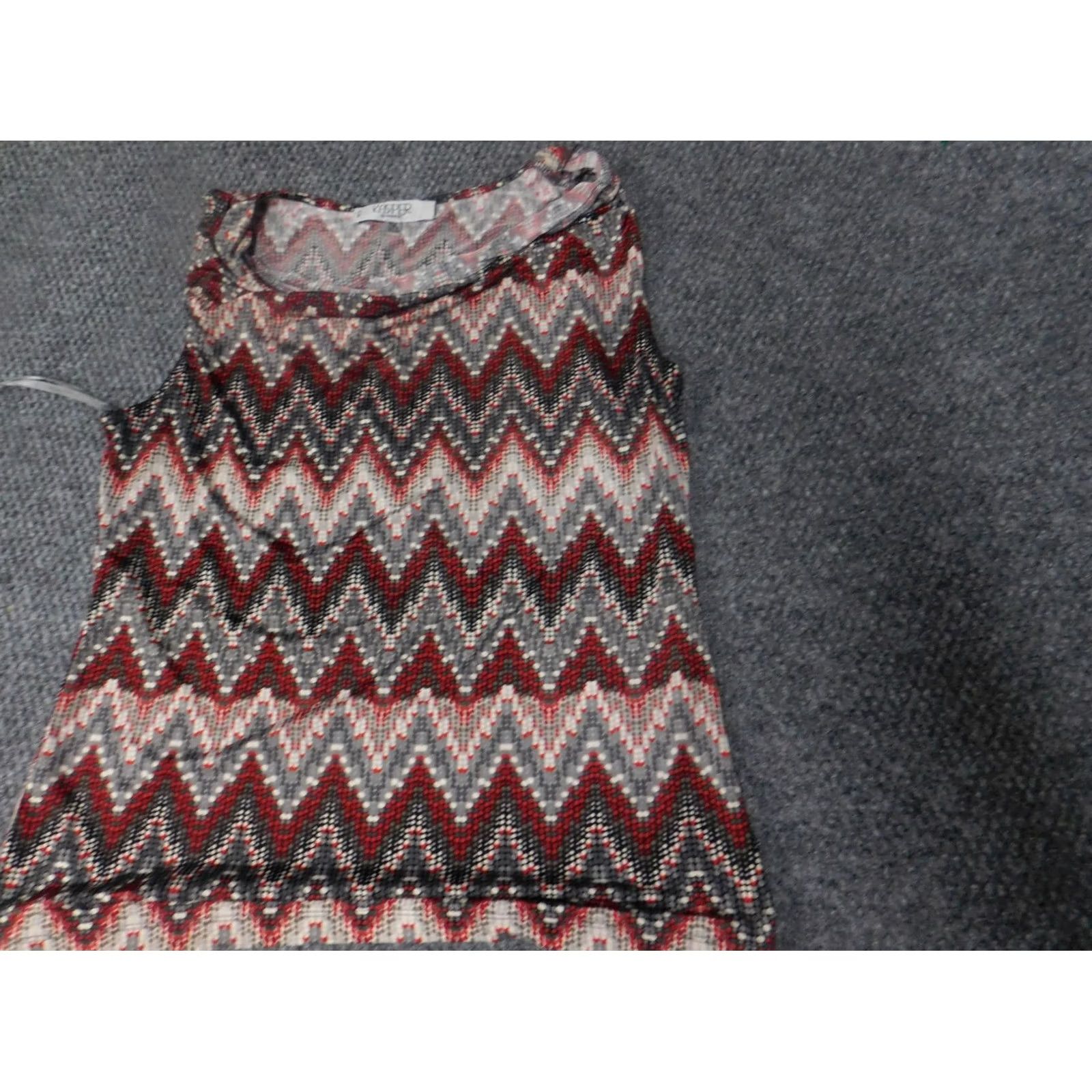 Kasper Kasper Blouse Shirt Women PM Red Dolman Sleeve Round Neck Pullover Stretch Petite Casual Basic VINTAGE? (no) Size M / US 6-8 / IT 42-44 - 4 Thumbnail