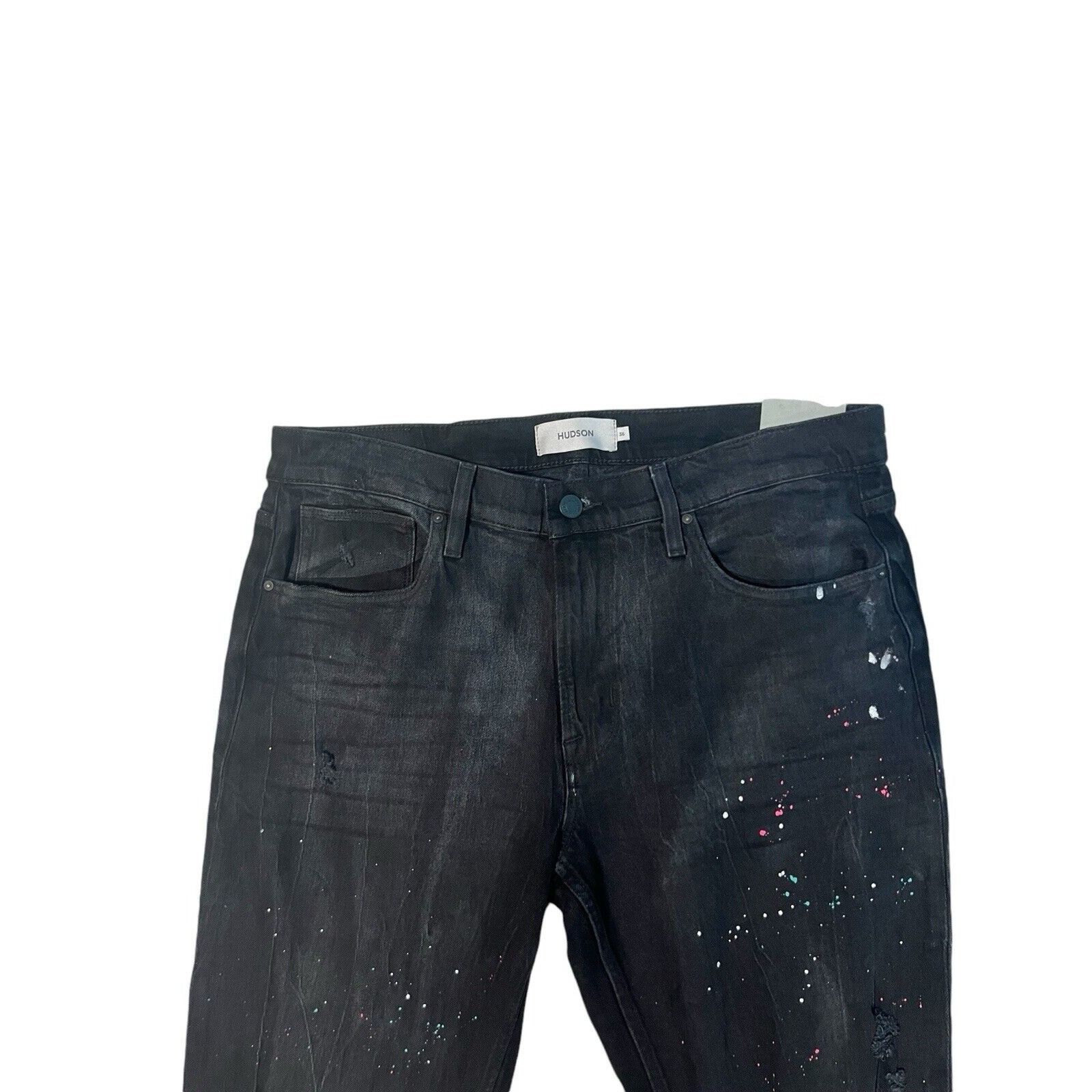 Hudson Hudson Jeans Zack Skinny Mens Denim Black $235 Size 36/32 Size US 36 / EU 52 - 3 Thumbnail