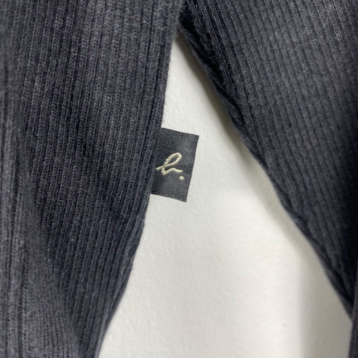agnes b. Vintage AGNES B. Homme Paris Thermal Black Faded Tops Tee Size M / US 6-8 / IT 42-44 - 5 Thumbnail