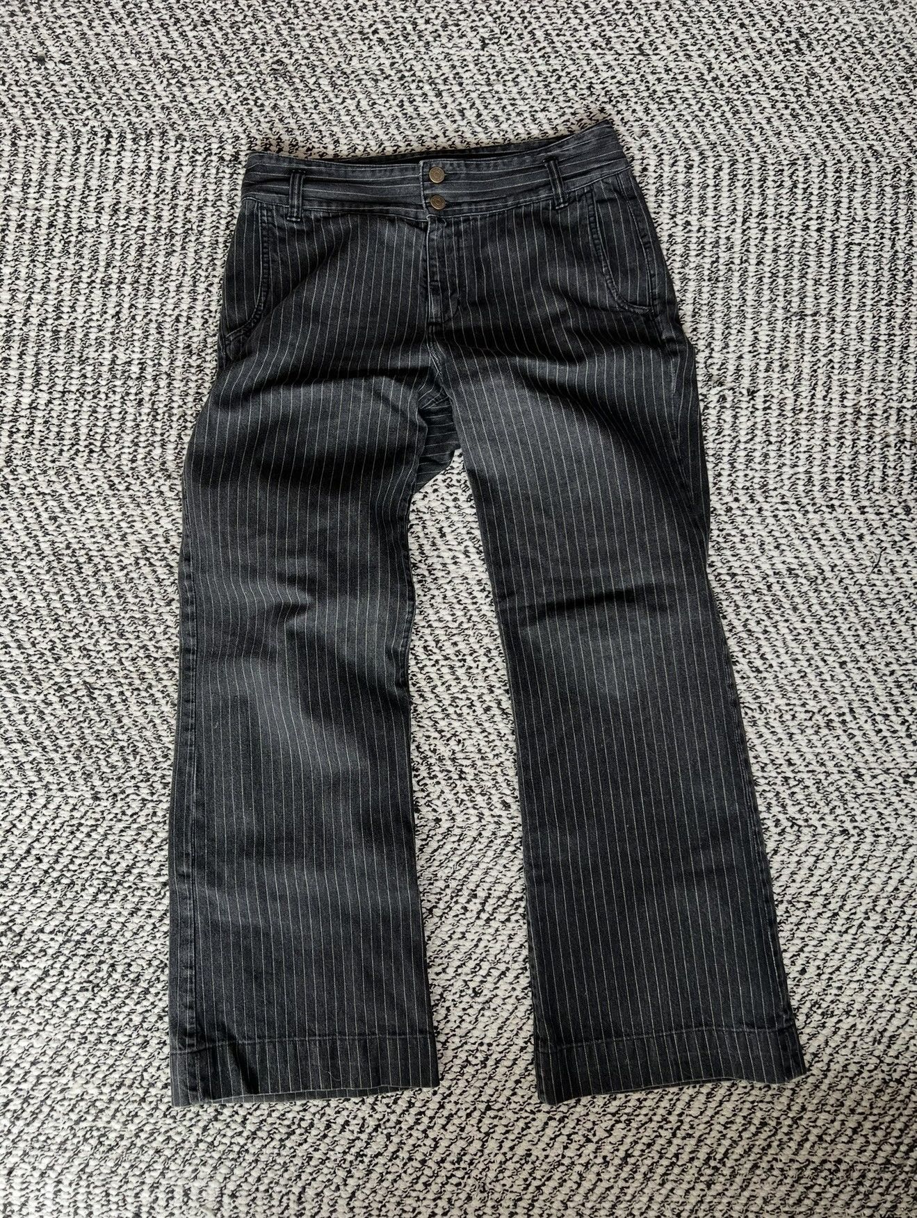 Ralph Lauren Vintage pinstripe RL trousers Size US 31 - 2 Thumbnail