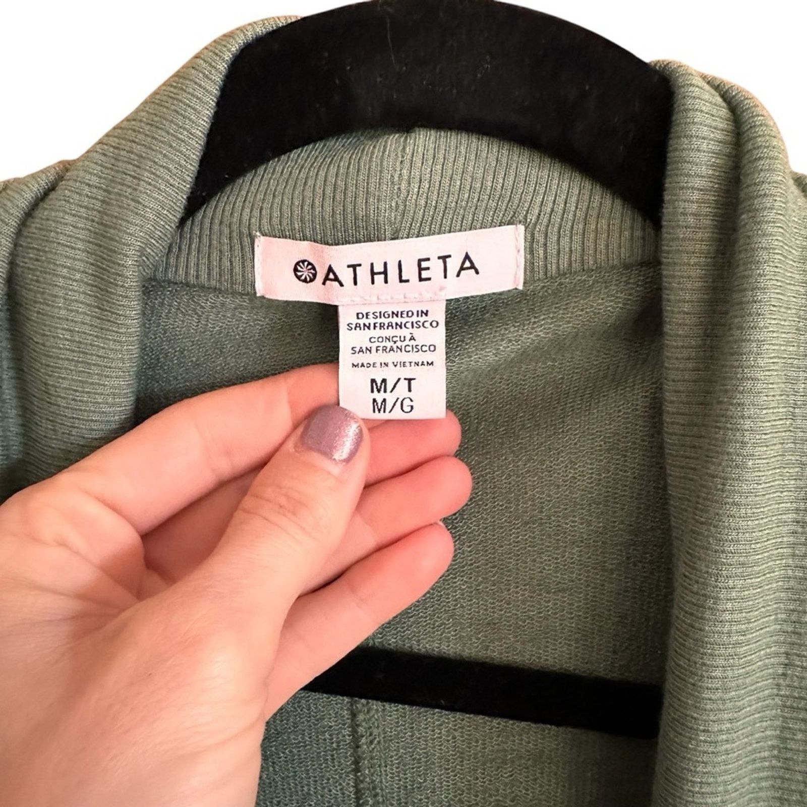 Athleta Athleta Pranayama Restore Wrap Cardigan – Green – Size M Size M / US 6-8 / IT 42-44 - 4 Thumbnail