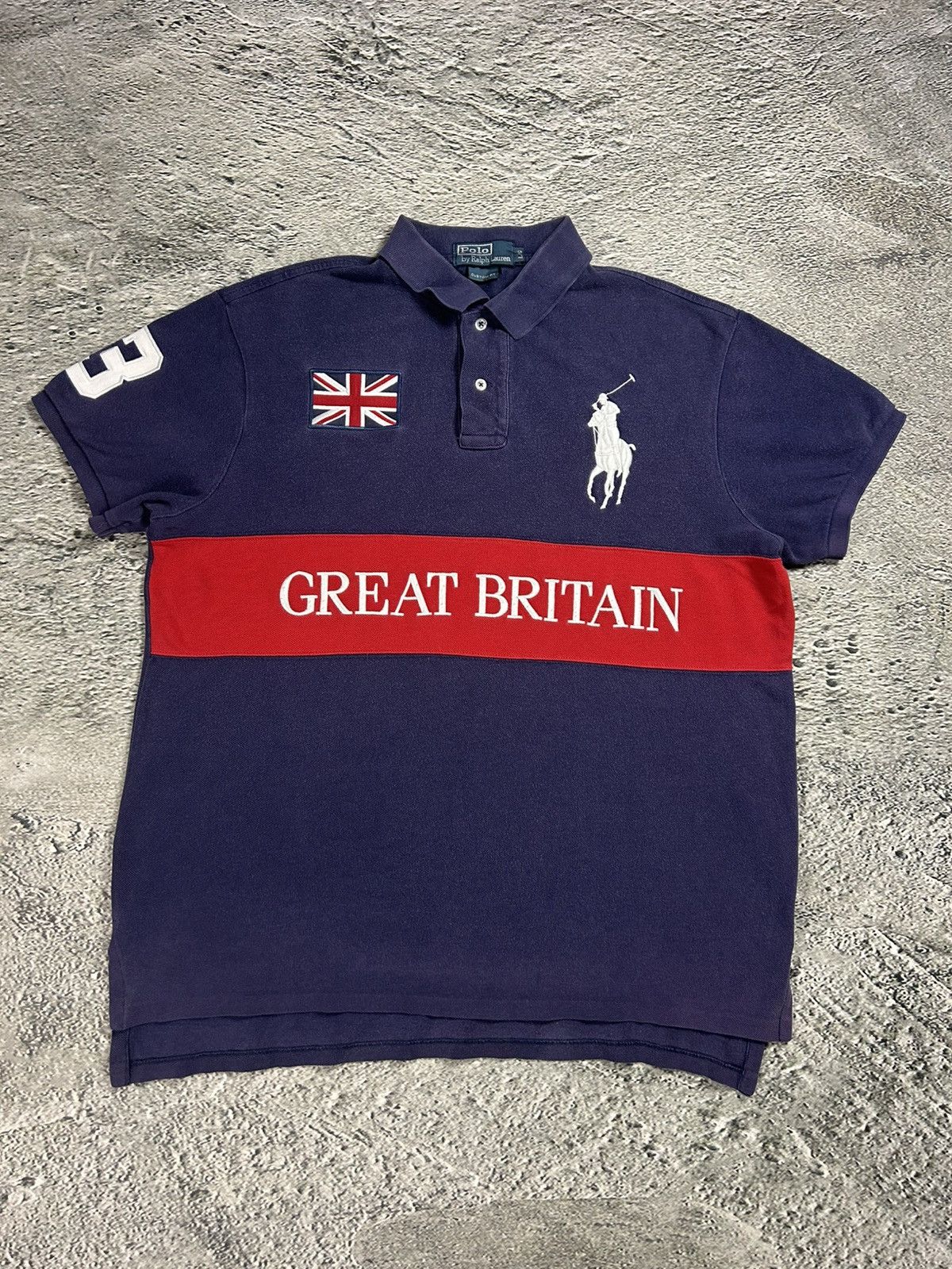 Ralph Lauren Chief Keef Polo Ralph Lauren Great Britain vintage red navy Size US L / EU 52-54 / 3 - 1 Thumbnail