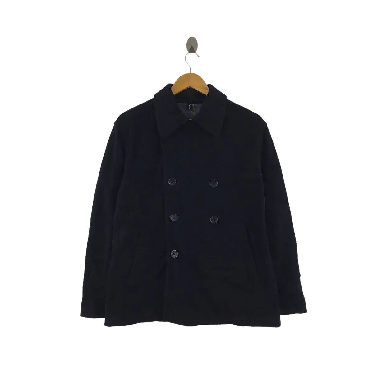 Vintage Vtg DOMON ROPE JAPAN Double Breasted Peacoat Winter Jacket Size M / US 6-8 / IT 42-44 - 1 Thumbnail