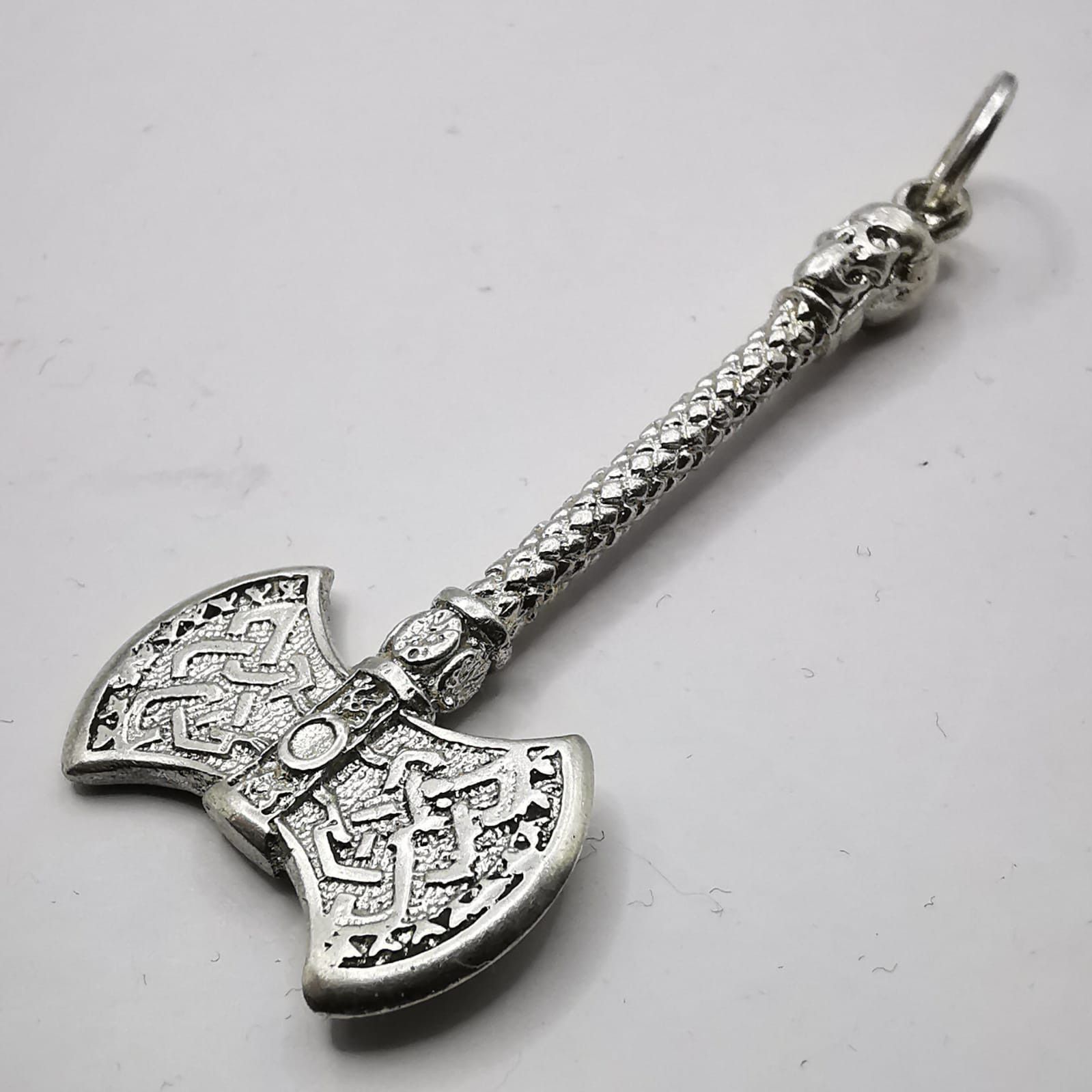 Vintage Vintage Pendant Warrior's Axe"925 Sterling Silver Jewelry Size ONE SIZE - 2 Thumbnail
