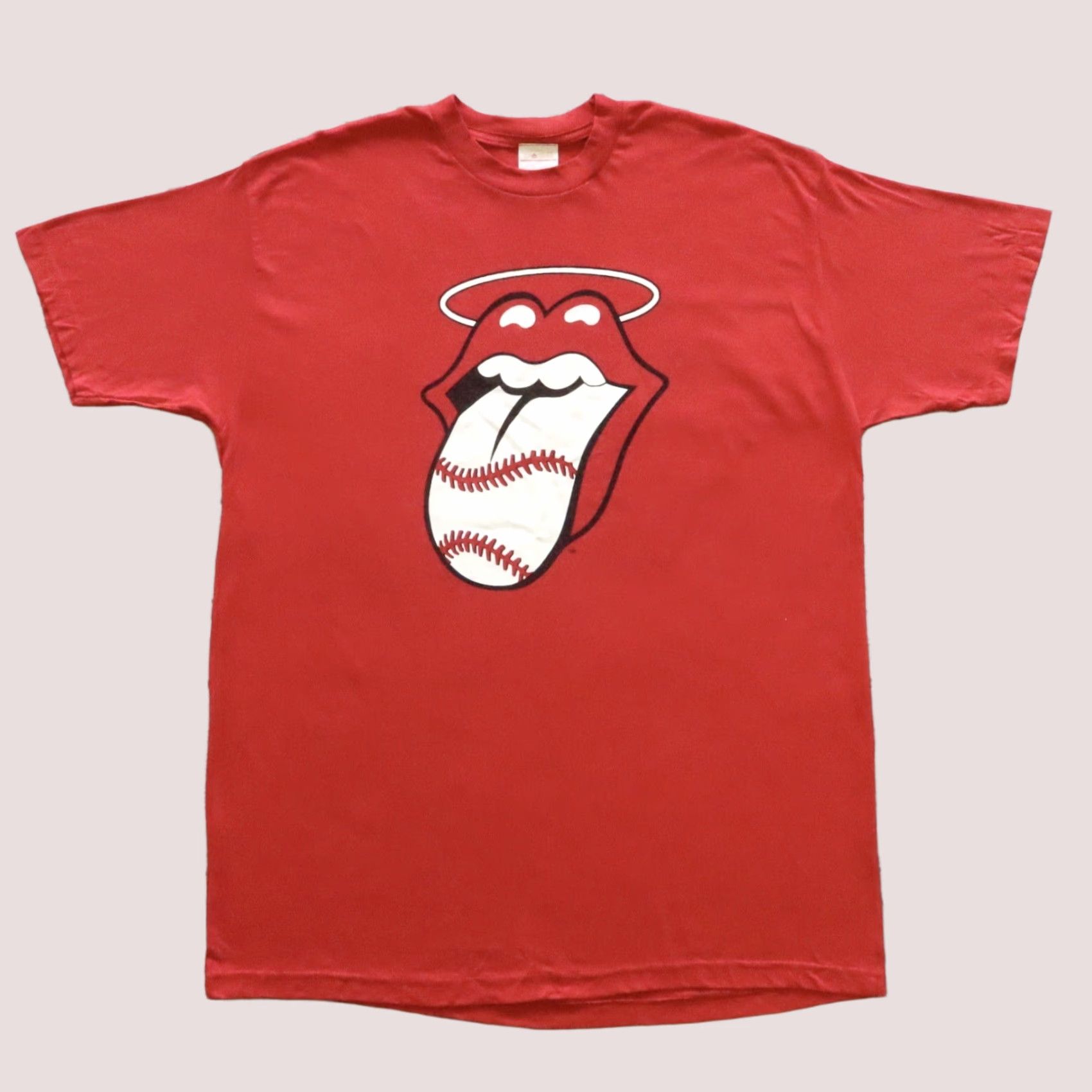 Vintage VINTAGE The Rolling Stones Tshirt Anaheim Band XL Red Mens Shirts Band XL Red US Size US XL / EU 56 / 4 - 1 Thumbnail