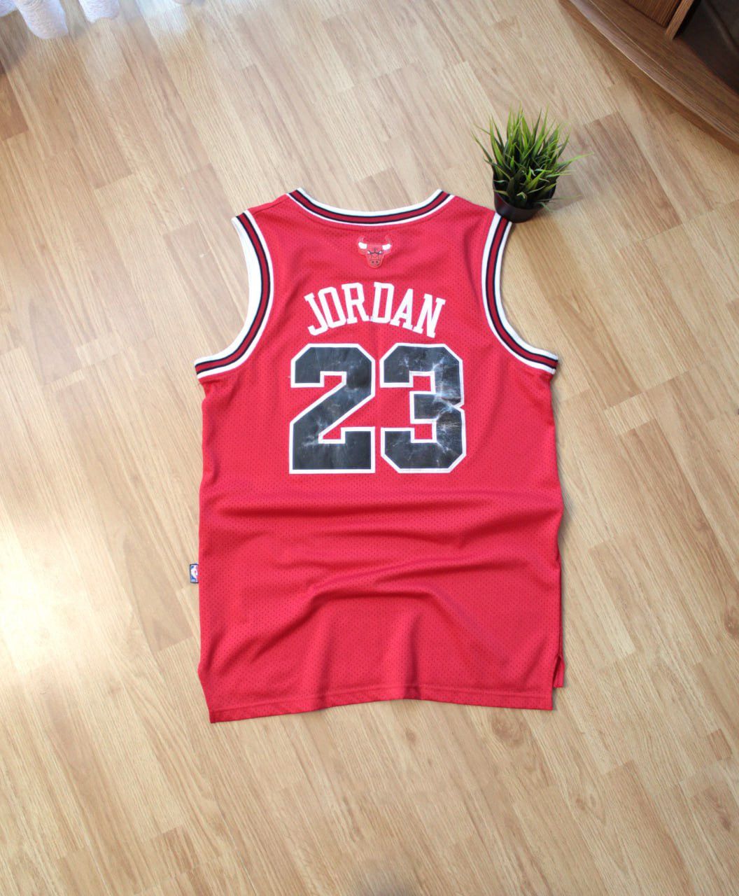 NBA 🔥 90s Chicago Bulls 23 Jordan Nike NBA Jersey Shirt Size US L / EU 52-54 / 3 - 2 Thumbnail
