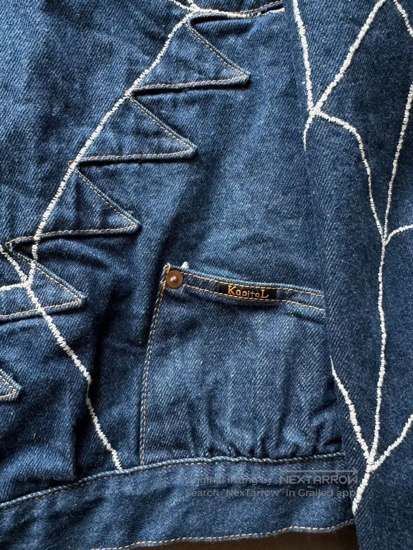 Kapital Kapital Spider Web Denim Jacket. Size US L / EU 52-54 / 3 - 4 Thumbnail