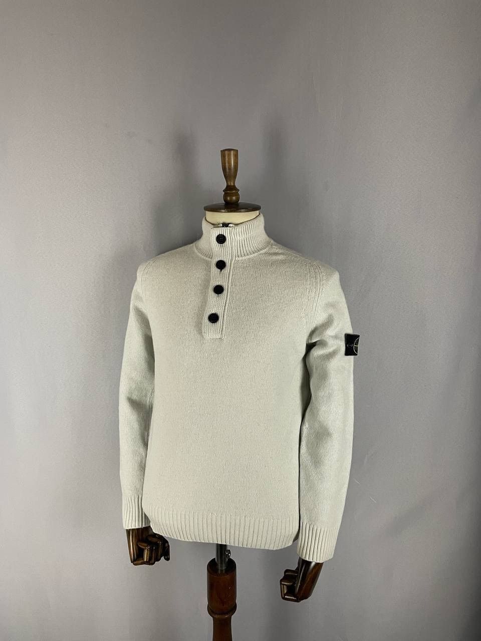 Stone Island Stone Island Sweater White Size US M / EU 48-50 / 2 - 1 Thumbnail
