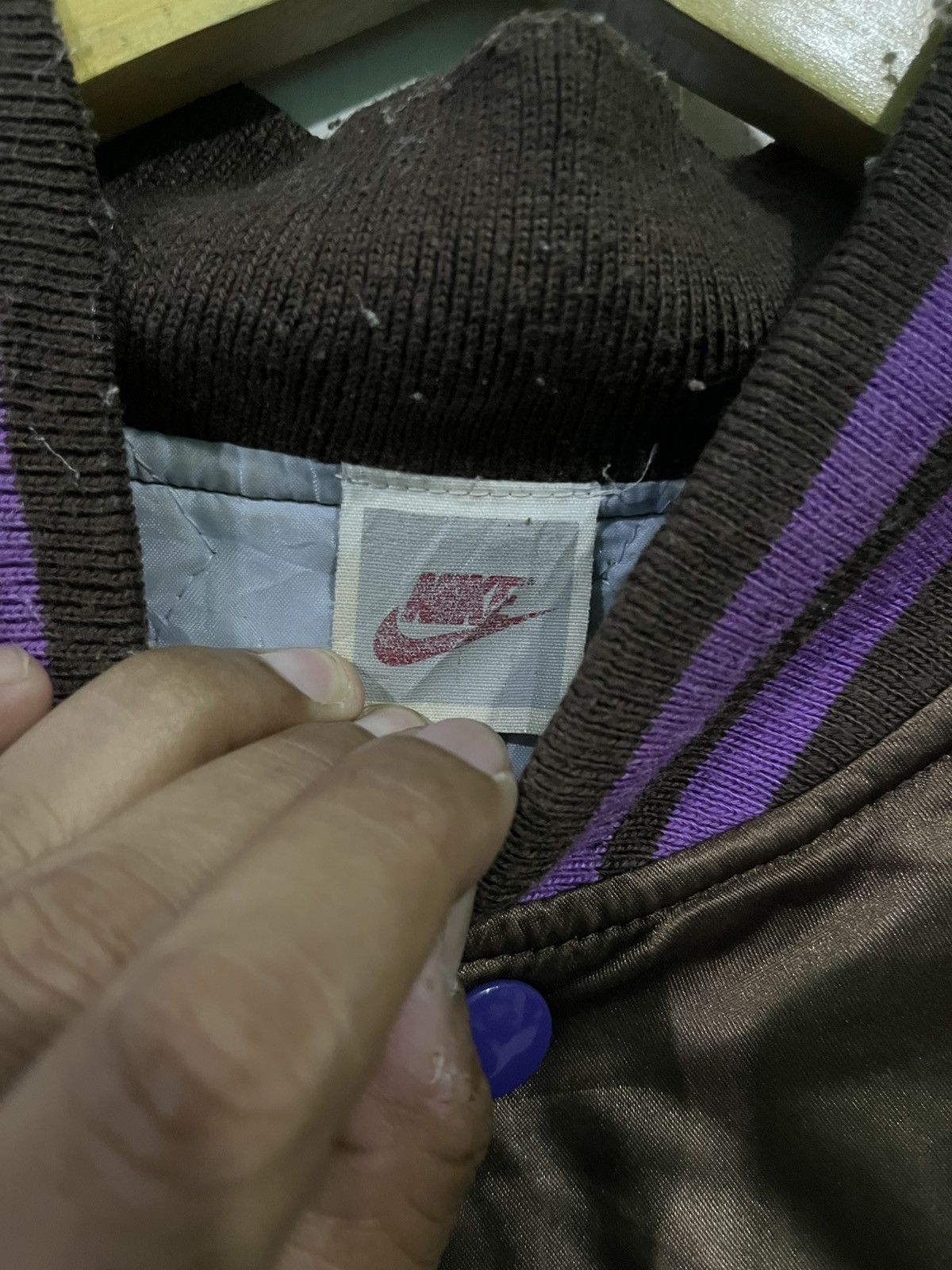 Nike Rare 90s nike varsity jacket Size US M / EU 48-50 / 2 - 7 Thumbnail