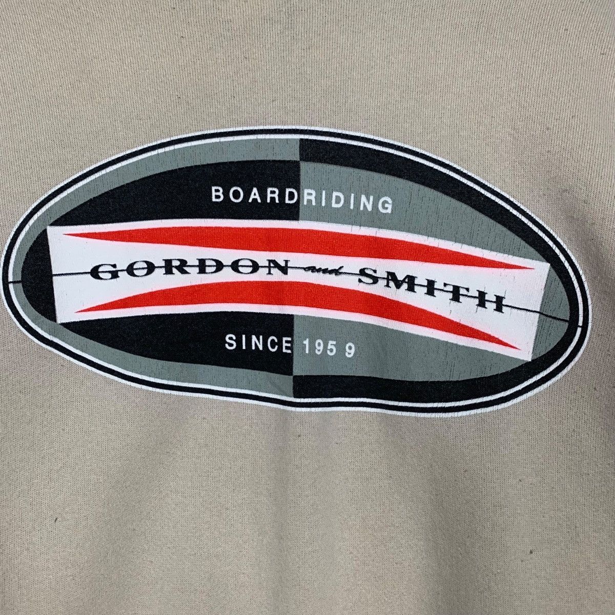 Vintage GORDON and SMITH Big Logo Surfing Sweatshirt #2224-C98 Size US M / EU 48-50 / 2 - 3 Thumbnail