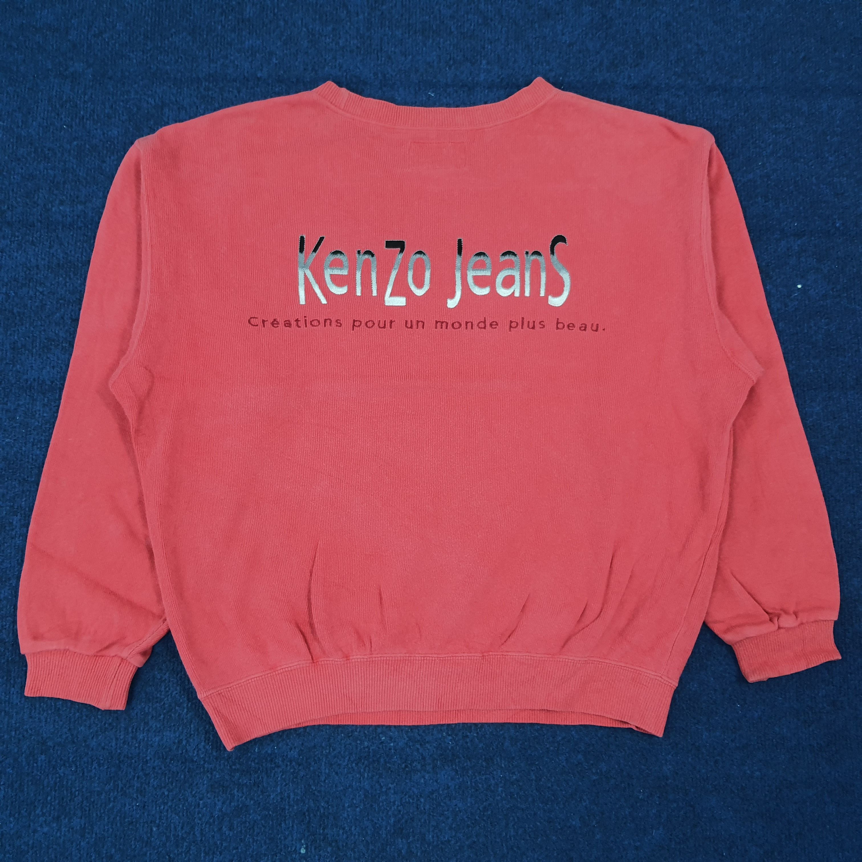 Kenzo Vintage Kenzo Jeans Japan Sweatshirt C271N21 Size US L / EU 52-54 / 3 - 1 Thumbnail