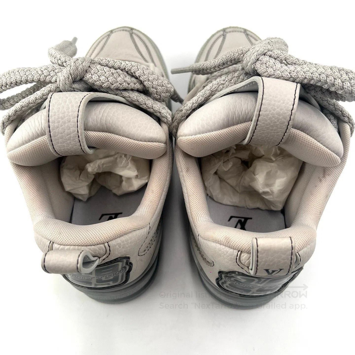 Louis Vuitton Louis Vuitton Skate Gray Sneakers. Size US 6.5 / IT 36.5 - 4 Thumbnail