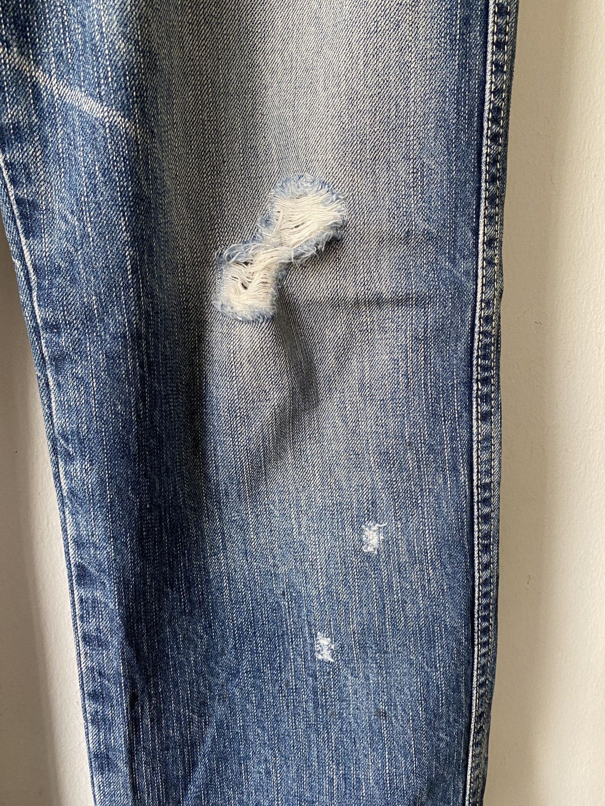 Japanese Brand John Bull Cargo Distressed Denim
