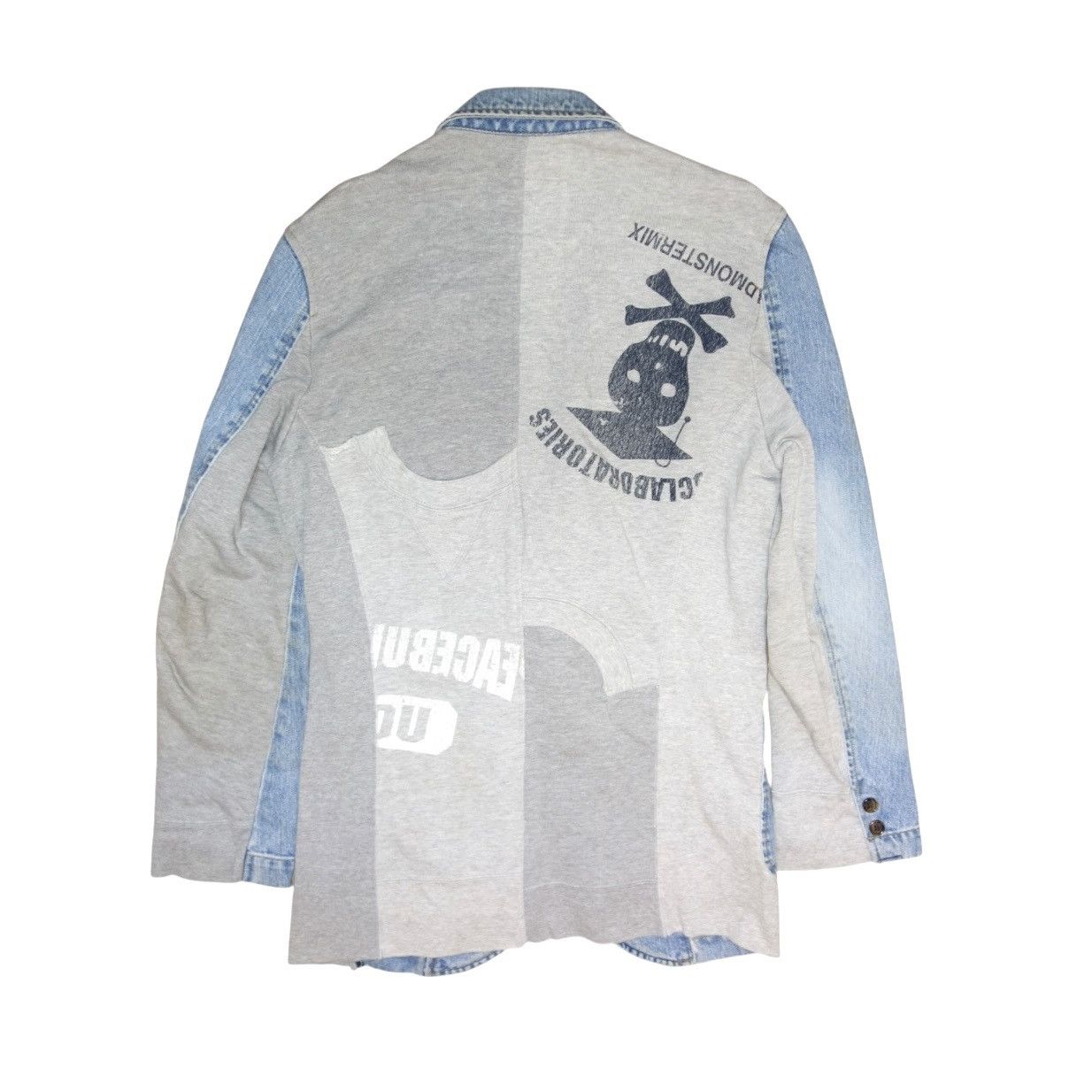 Undercover Undercover Underman Hybrid Denim Jacket Size US M / EU 48-50 / 2 - 2 Thumbnail
