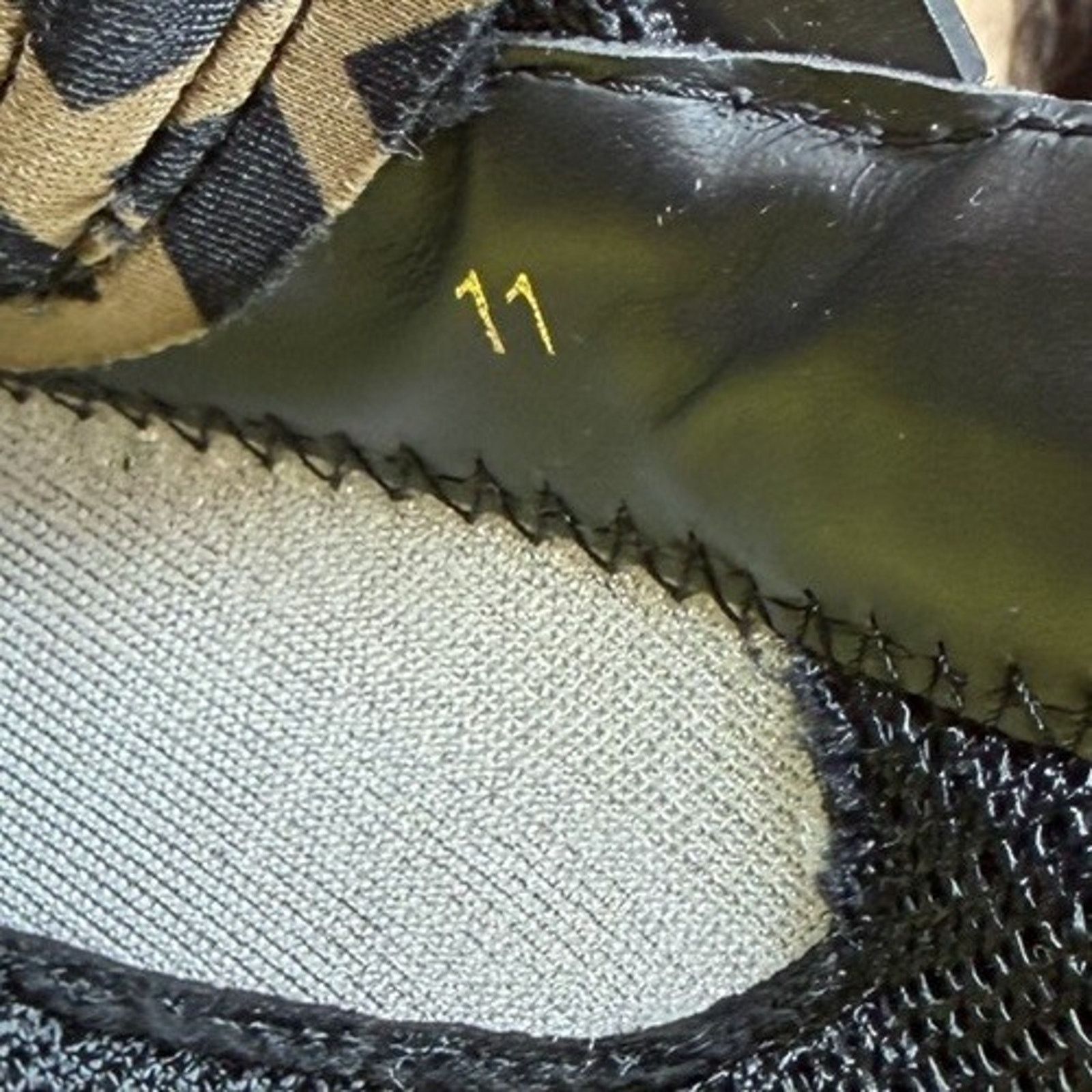 Fendi Size 11UK/12US - Fendi Flow FF Monogram Side-Zip Trainers Size US 12 / EU 45 - 8 Thumbnail