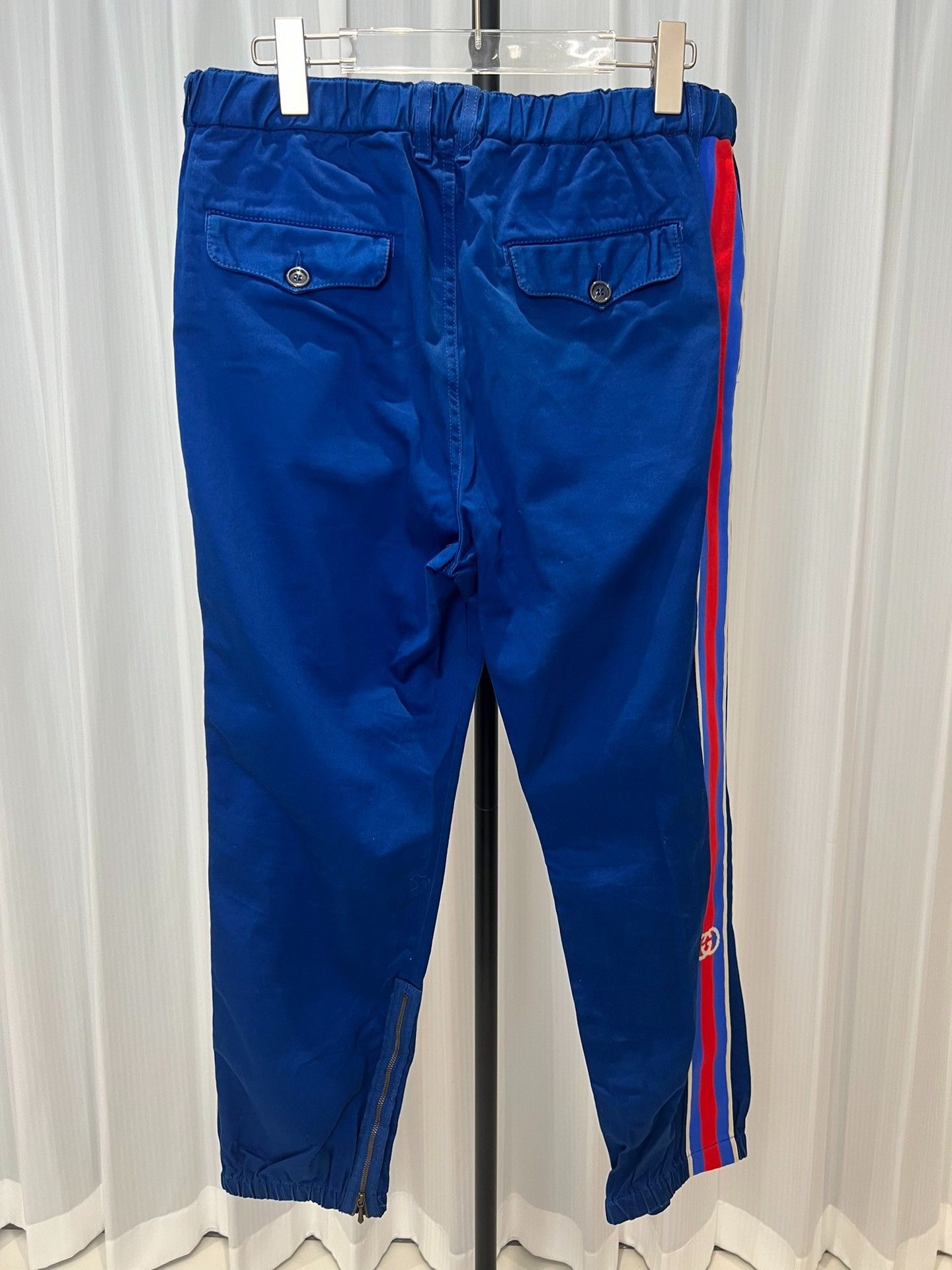 Gucci Gucci Gucci classic striped small logo casual pants Size US 32 / EU 48 - 2 Thumbnail