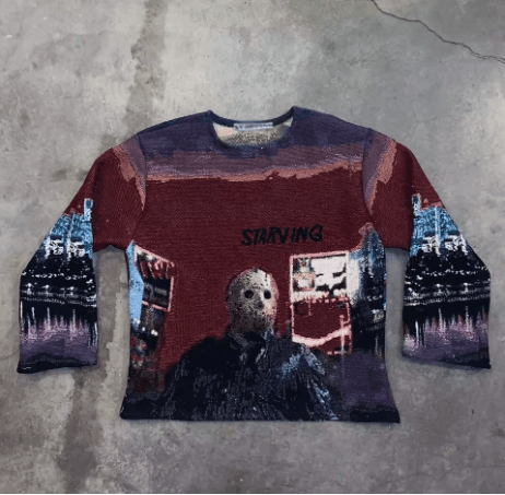 Jason Friday the 13th Knit Sweater