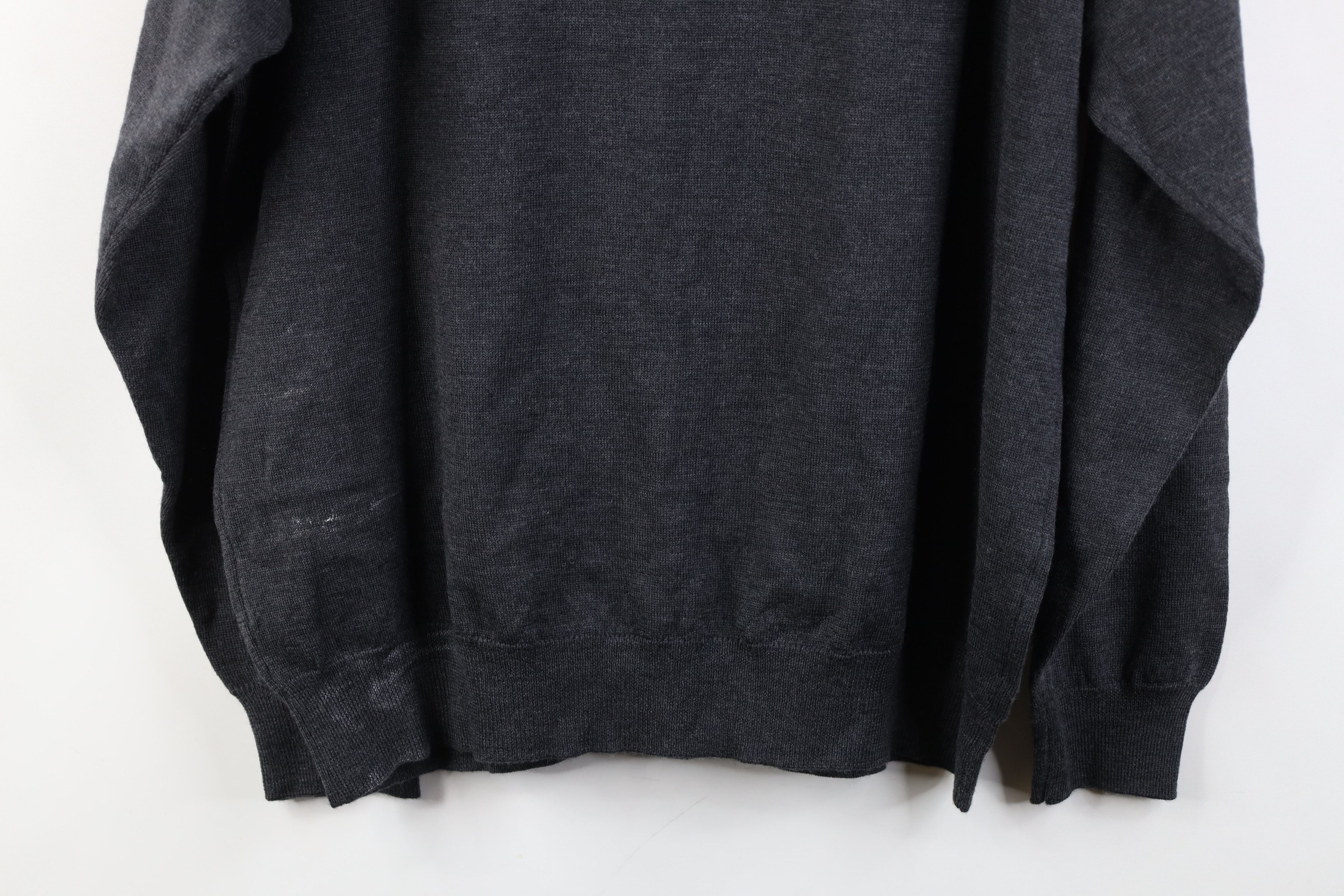 Vintage Vintage 90s Streetwear Merino Wool Knit Collared Sweater Size US L / EU 52-54 / 3 - 13 Thumbnail