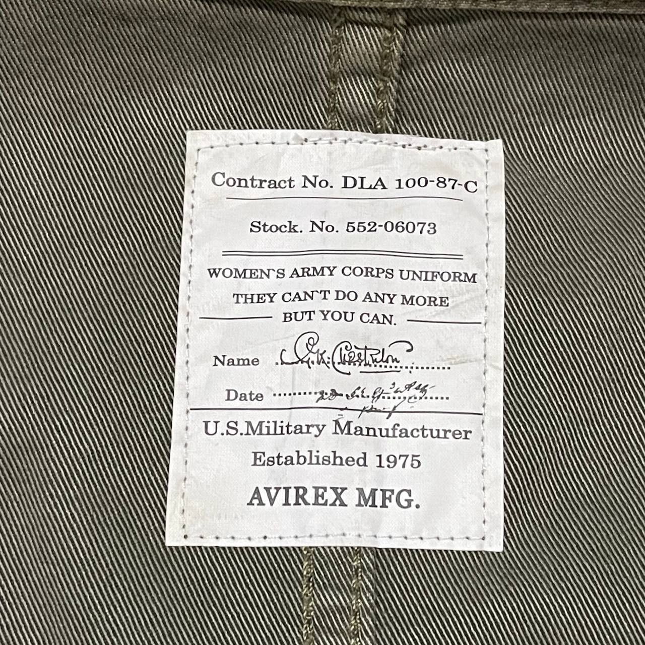 Avirex Vintage 80's Avirex U.S. Military Jacket Size M / US 6-8 / IT 42-44 - 8 Thumbnail