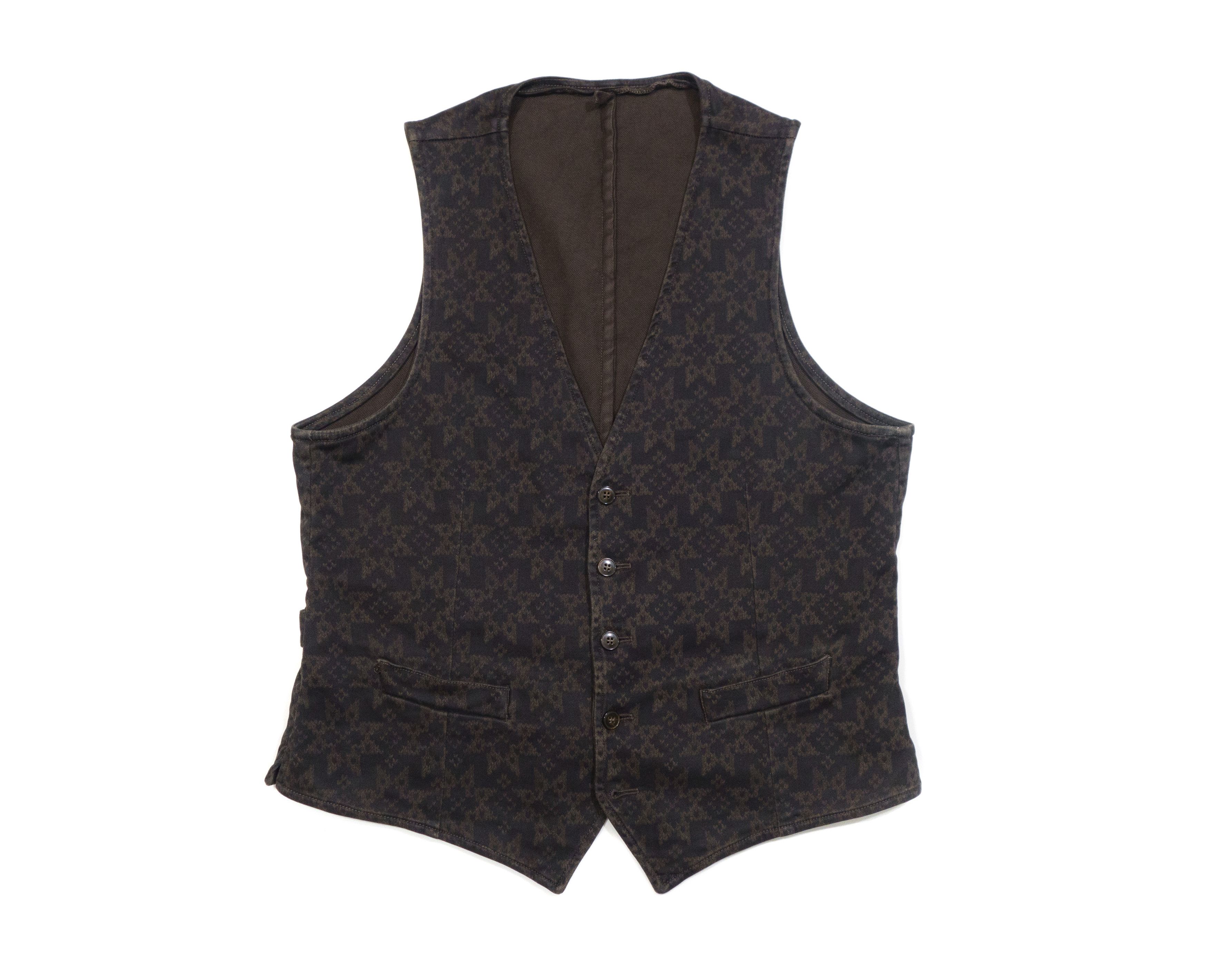 L.B.M. 1911 Tailored Limited Edition Vest Jacquard Waistcoat Size 40R - 1 Thumbnail