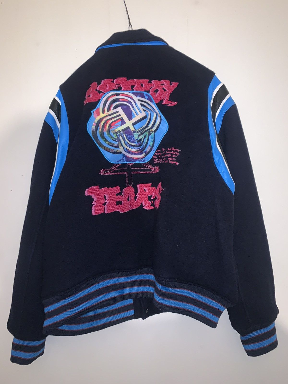 (B).Stroy × DENIM TEARS Wool Varsity Jacket Size L Size US L / EU 52-54 / 3 - 5 Thumbnail