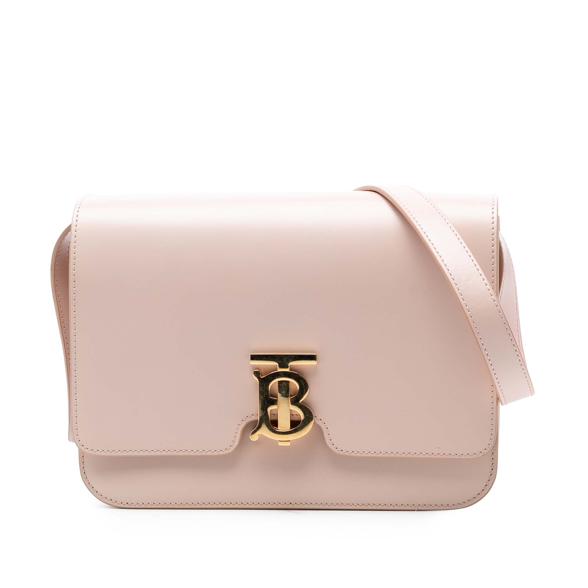 Burberry Medium Smooth Calfskin TB Monogram Crossbody