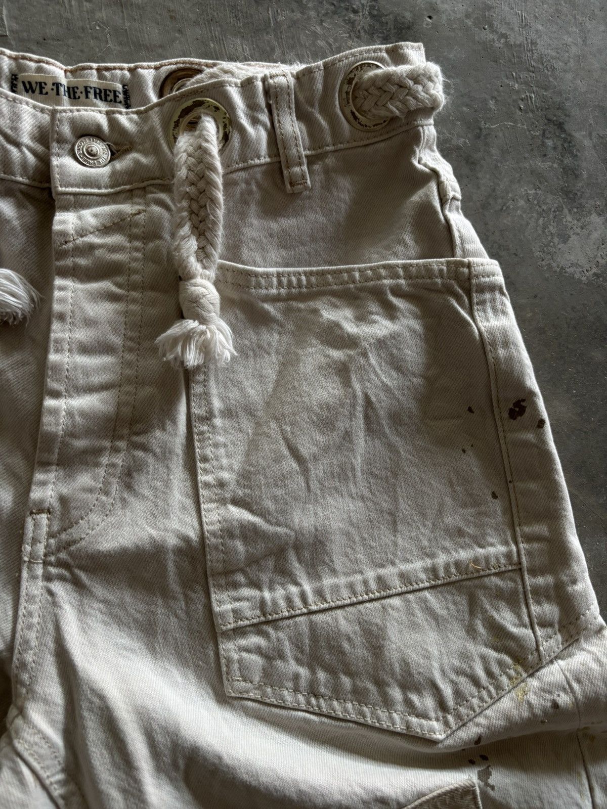 Vintage WE THE FREE wide baloon pant kapital inspired dirty splatter Size US 30 / EU 46 - 11 Thumbnail