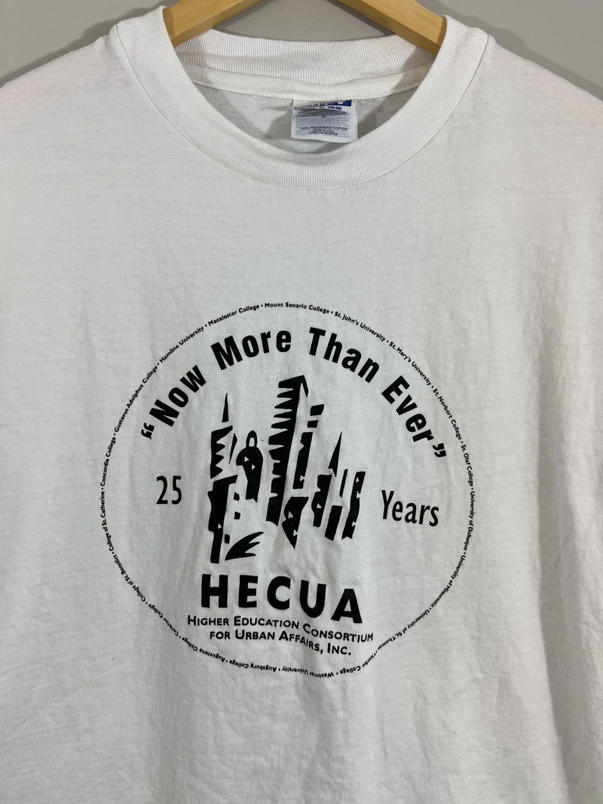 Vintage Single Stitch College University Tee Size US XL / EU 56 / 4 - 2 Thumbnail