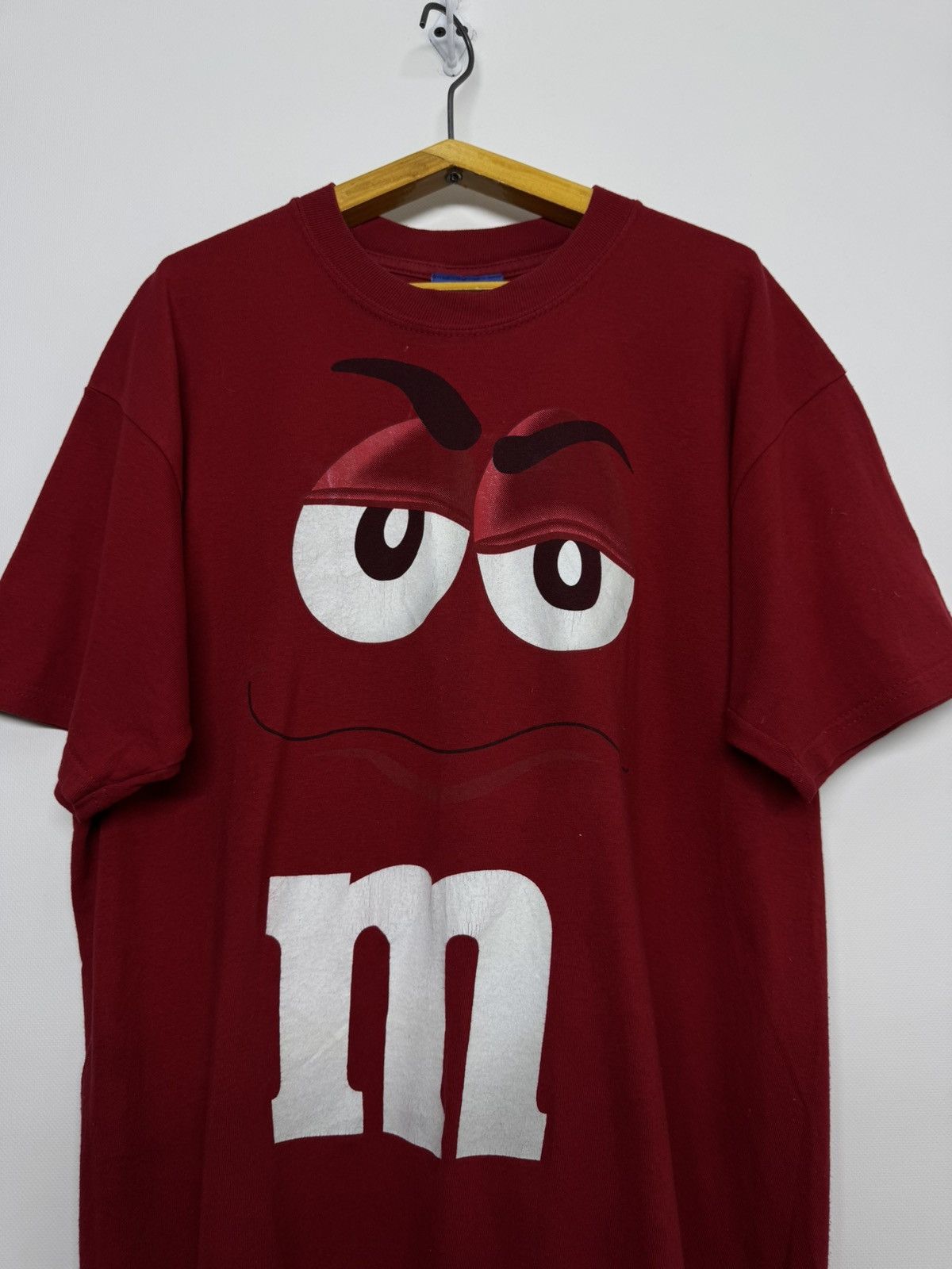Vintage VINTAGE M&MS FULL PRINT T-SHIRT TEE RED CANDY Size US L / EU 52-54 / 3 - 3 Thumbnail