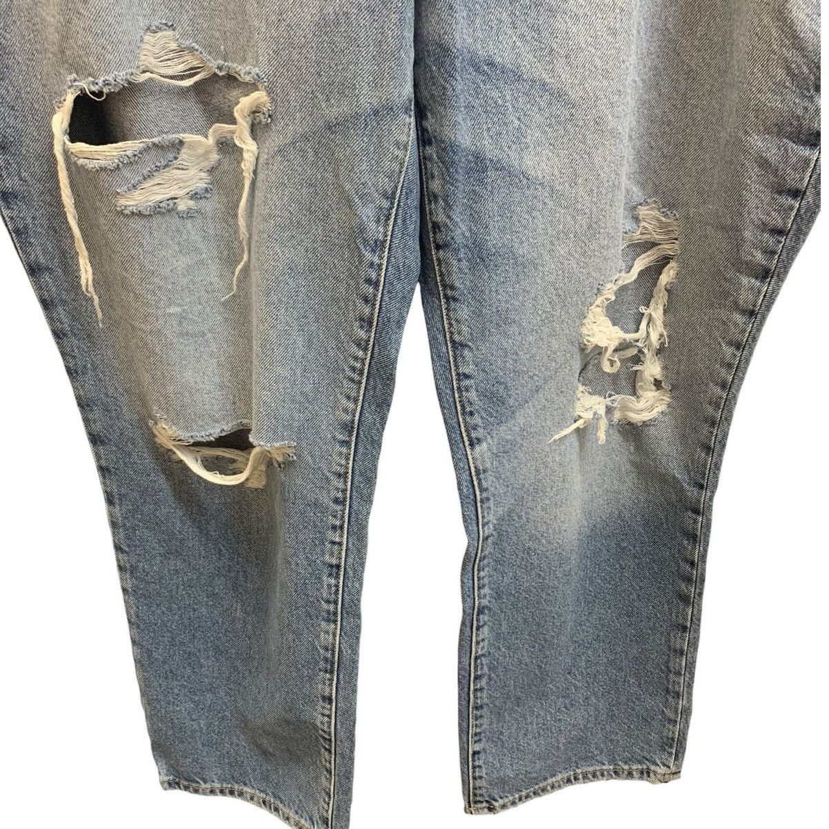 Good American NWT Good American Good Boy Ripped Jeans SZ 16 Size 38" / US 16 / IT 52 - 6 Thumbnail