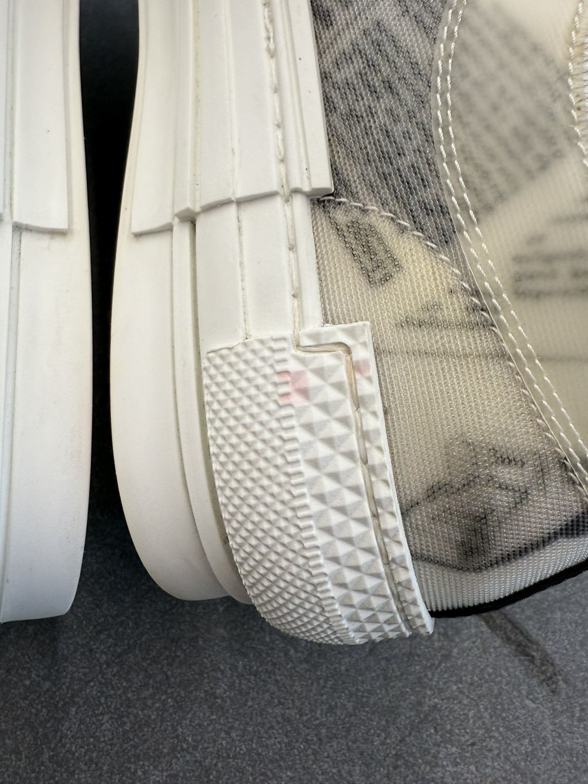 Dior Dior Daniel Ansham Newspaper Two Tone Oblique Mesh Low Top Size US 7 / EU 40 - 11 Thumbnail