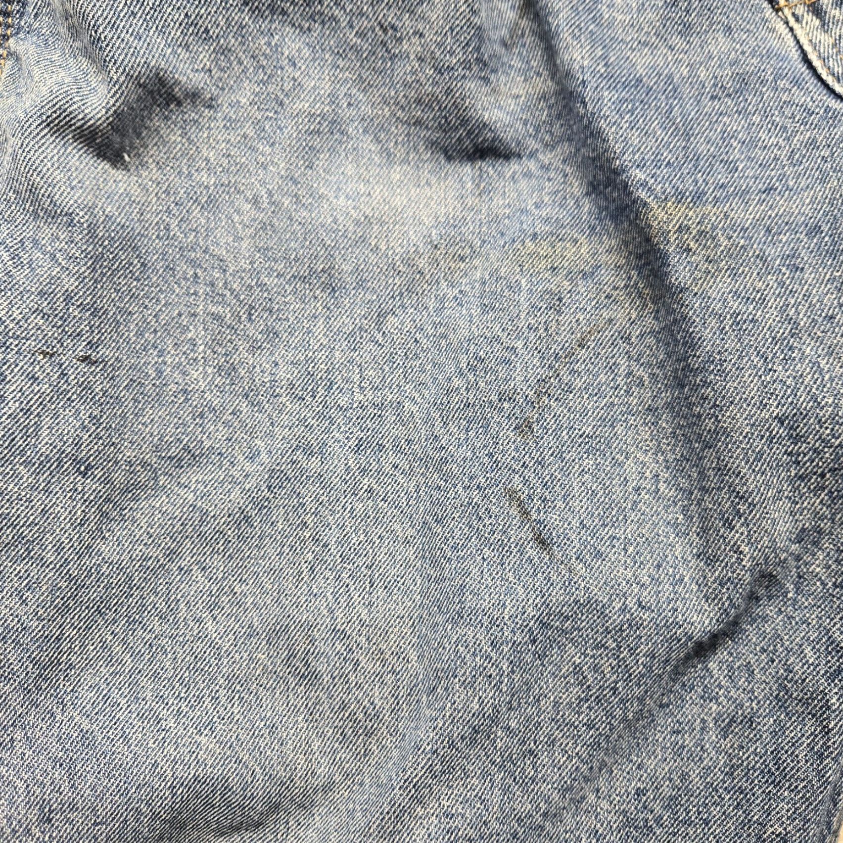Vintage Rural King Jeans Relaxed Blue Denim Adult Men's Size 38 x 34 - Real Work Wear - 5-Pocket Denim Straight Fit Regular Inseam 34 - Blue Denim Jeans Size US 38 / EU 54 - 4 Thumbnail