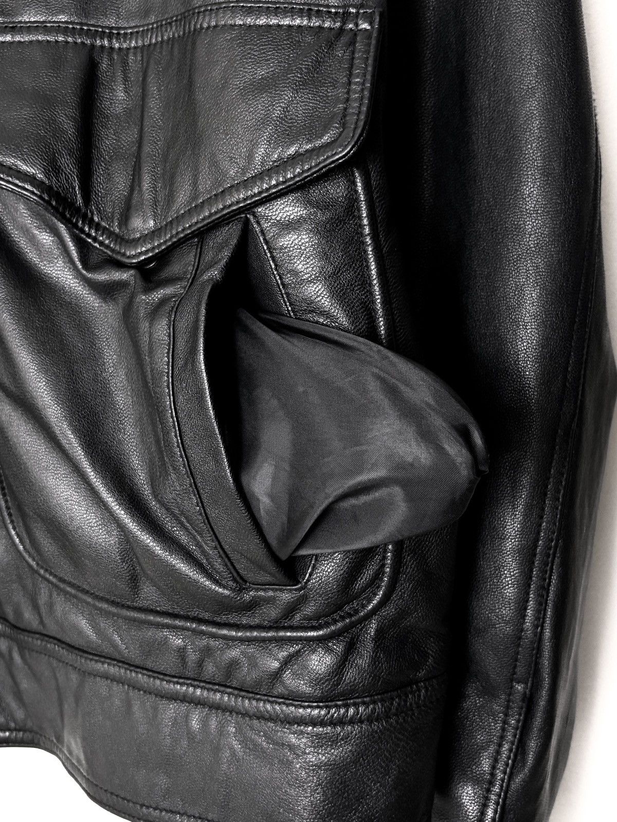 Genuine Leather Murphy & Hartelius Leather Aviator Bomber Jacket Size US L / EU 52-54 / 3 - 16 Thumbnail