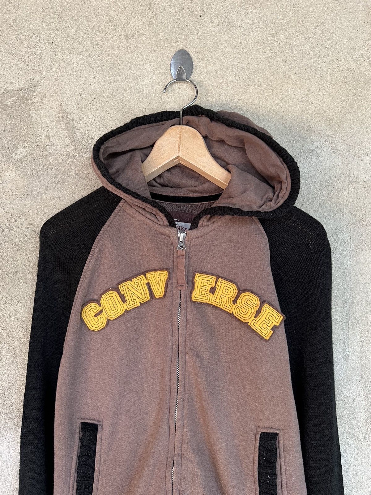 Converse Vintage Converse Spell Out Hoodies Jacket Size M / US 6-8 / IT 42-44 - 3 Thumbnail