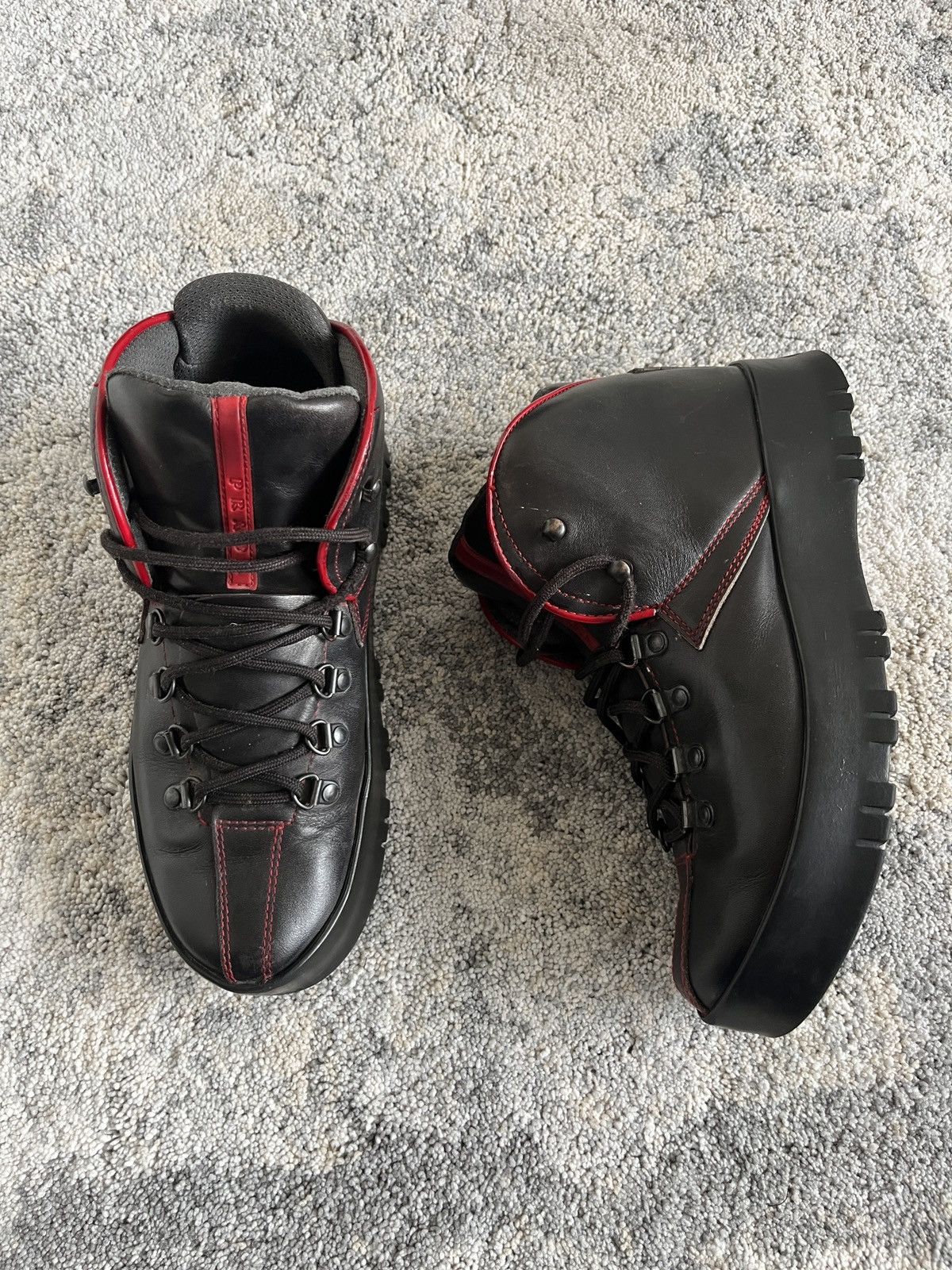 Prada Prada 2000’s leather boots Size US 7 / IT 37 - 1 Thumbnail