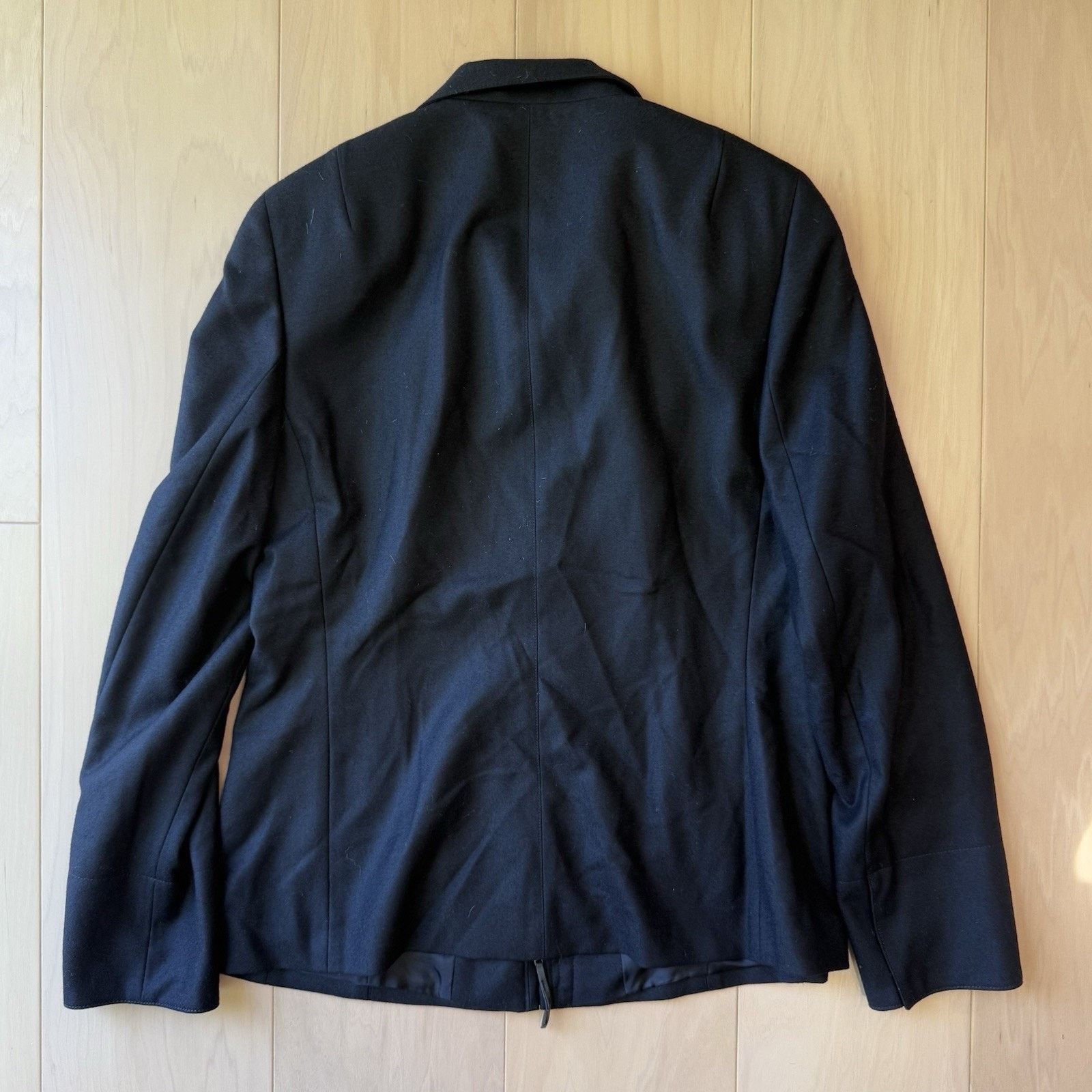 Akris Akris Punto Wool Coat Women's 10 Black Full Zip Minimalist Size L / US 10 / IT 46 - 10 Thumbnail