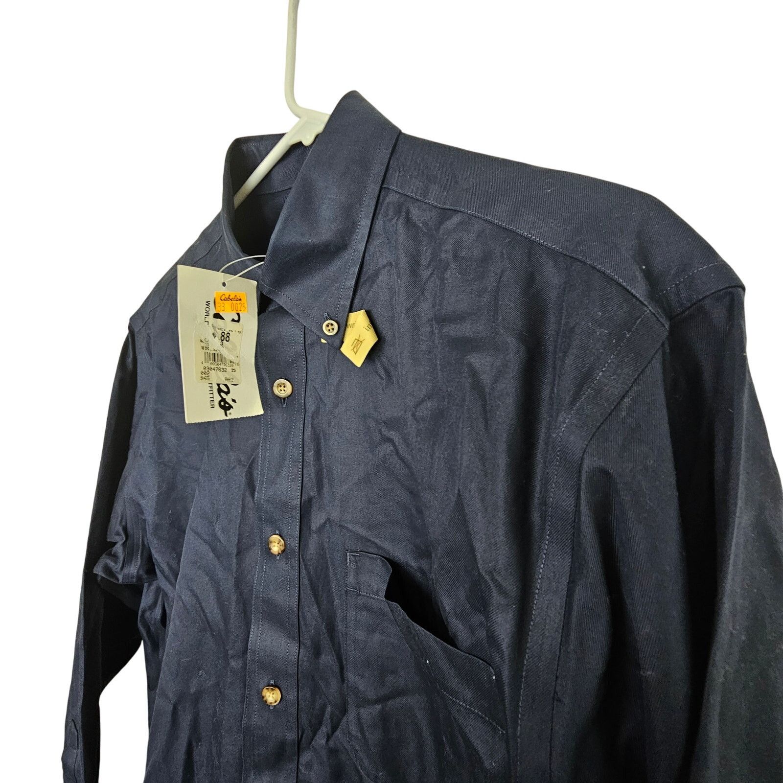 Cabelas Cabelas Care Free Striped Button Down Shirt M Wrinkle Free Size US M / EU 48-50 / 2 - 4 Thumbnail